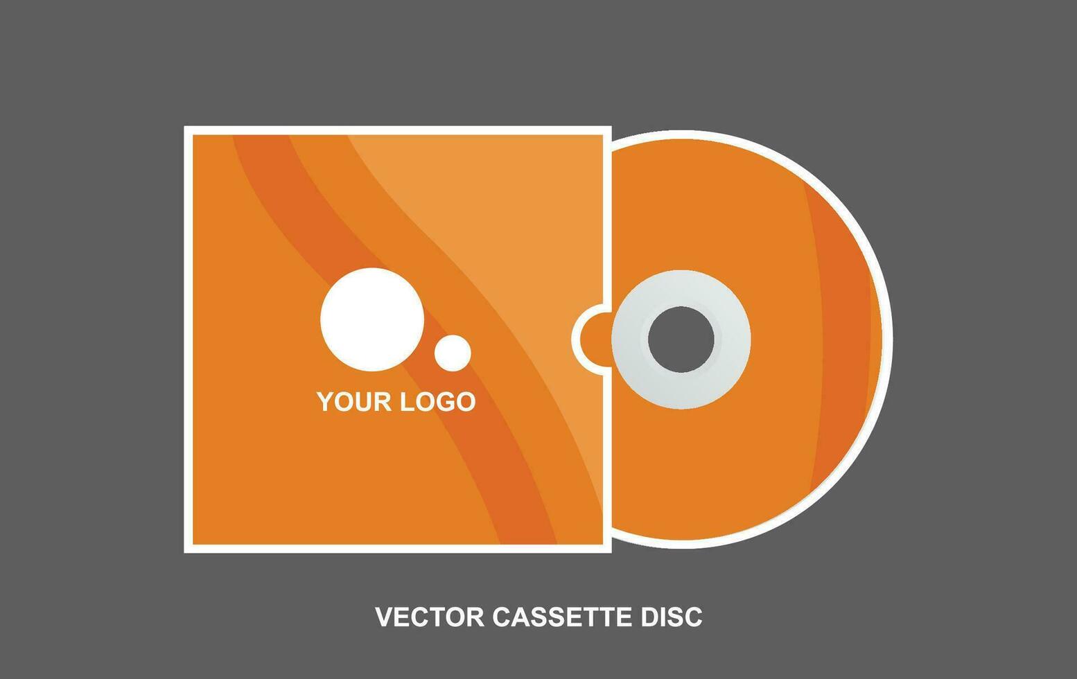 mejor calidad discos compactos casete vector