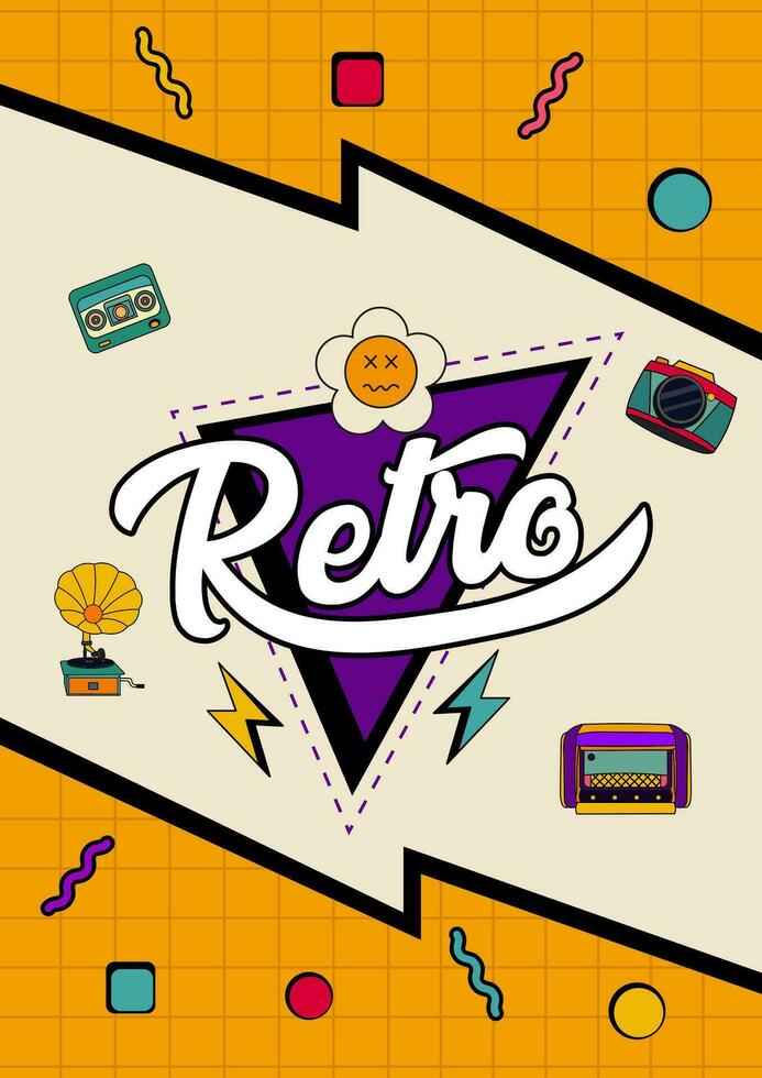 Retro Flyer Background 3 - Graphic Design