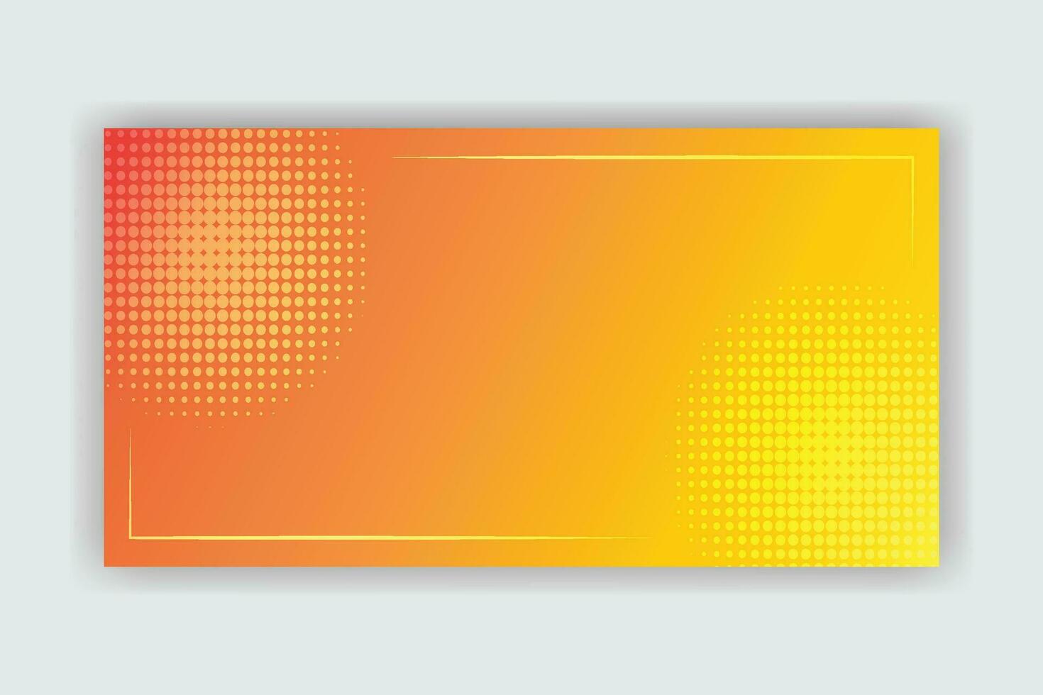 Abstract background modern hipster futuristic graphic. Yellow background with halftone. Vector abstract background texture design, bright poster, banner yellow and red background Vector illustration.