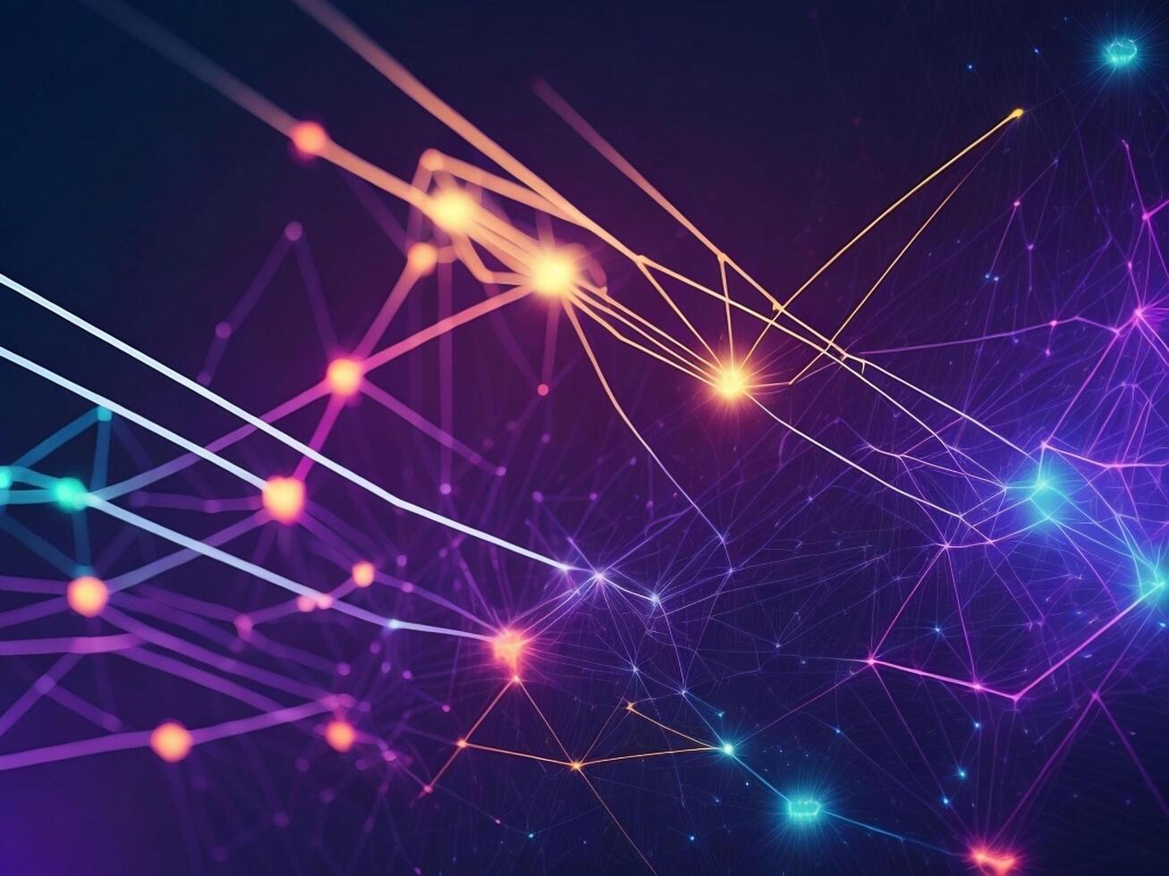 Abstract Technology Background with photo