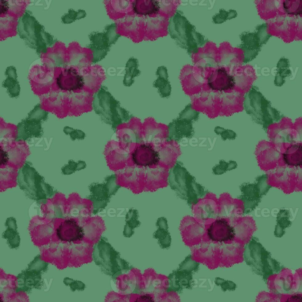Elegant Floral Seamless pattern for printed items like fabric, sublimation, wallpaper, wrapping papaer and other decor stuff photo