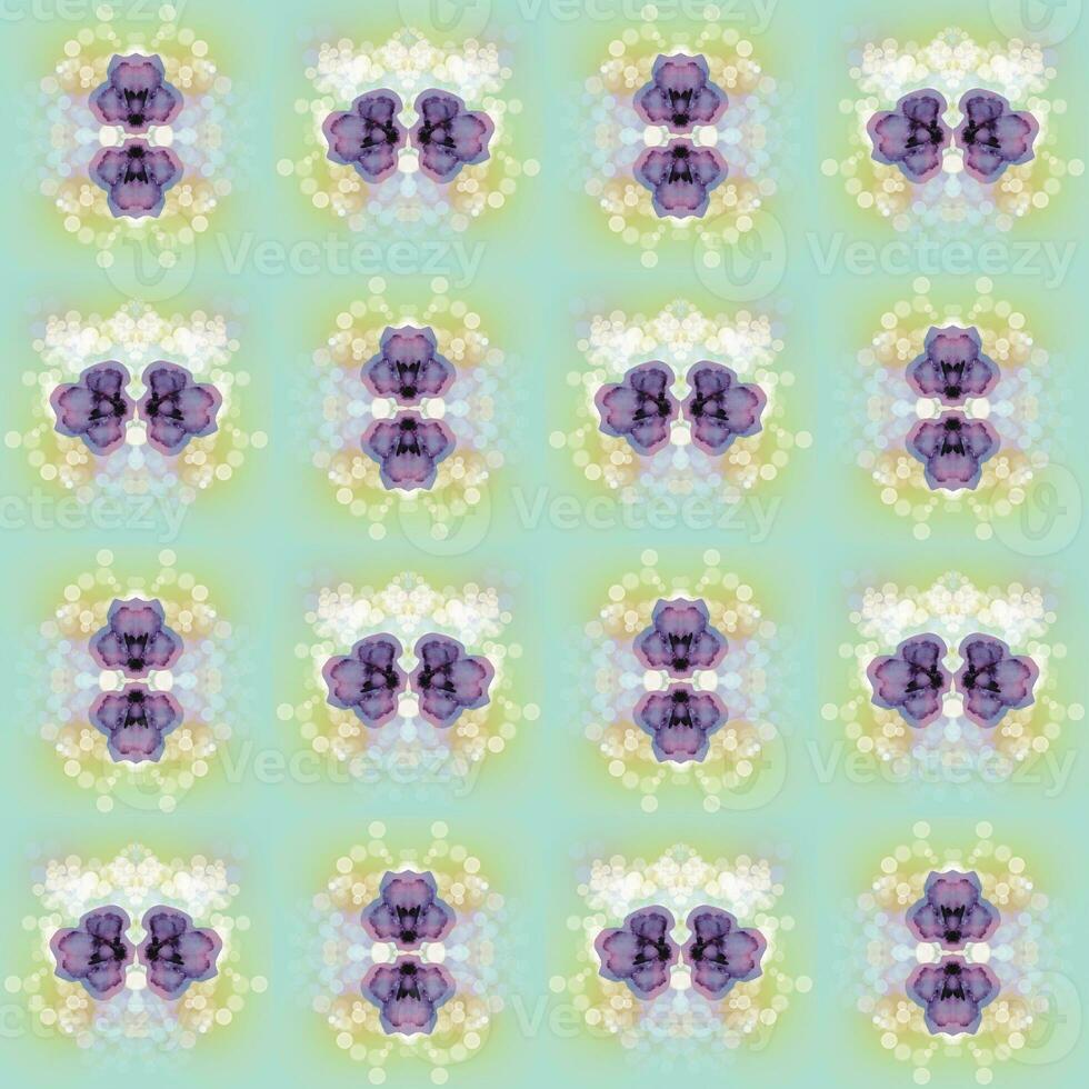 Elegant Floral Seamless pattern for printed items like fabric, sublimation, wallpaper, wrapping papaer and other decor stuff photo
