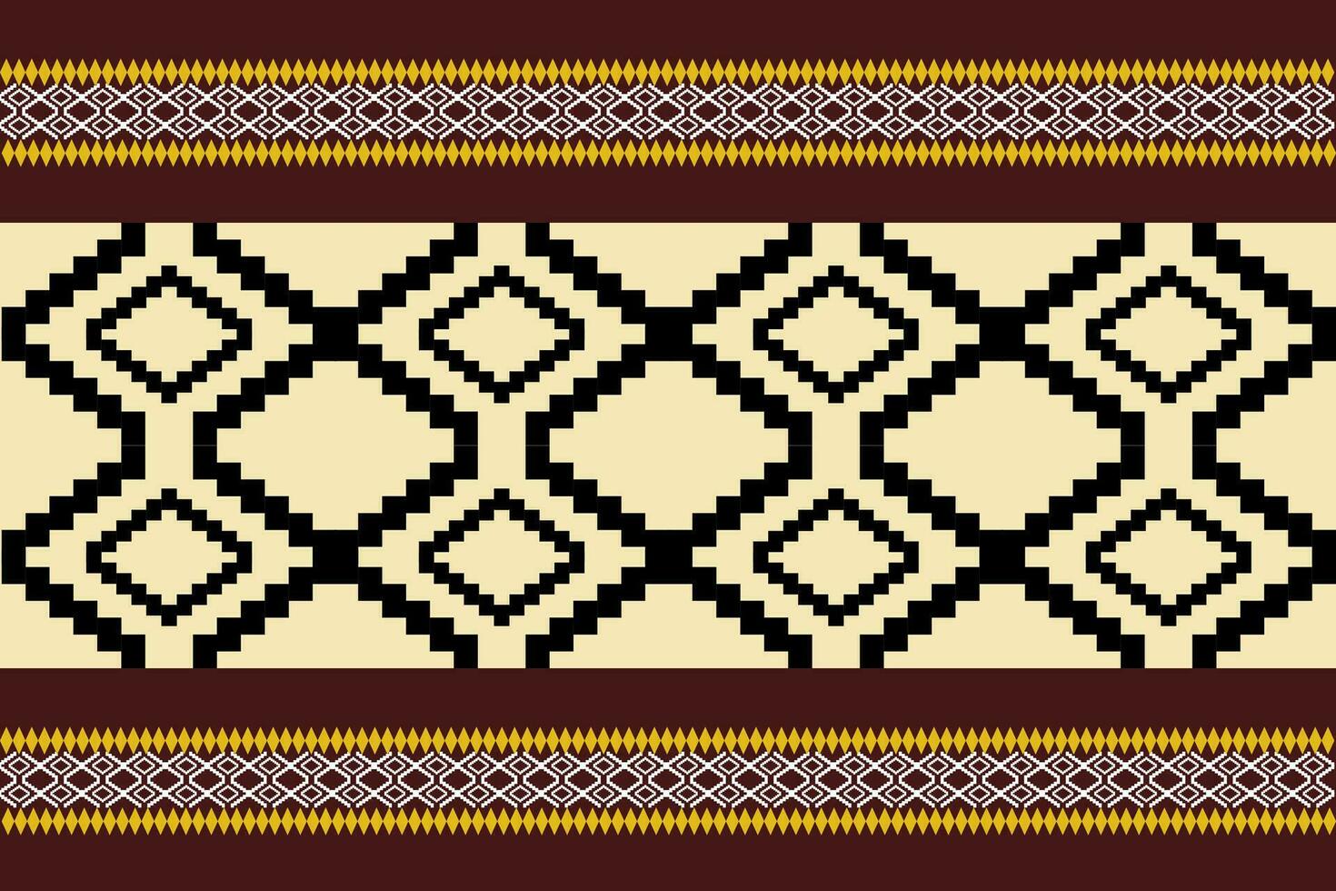 Ethnic geometric seamless pattern. Design for fabric, clothes, decorative paper, wrapping, embroidery, illustration, vector, tribal patter vector