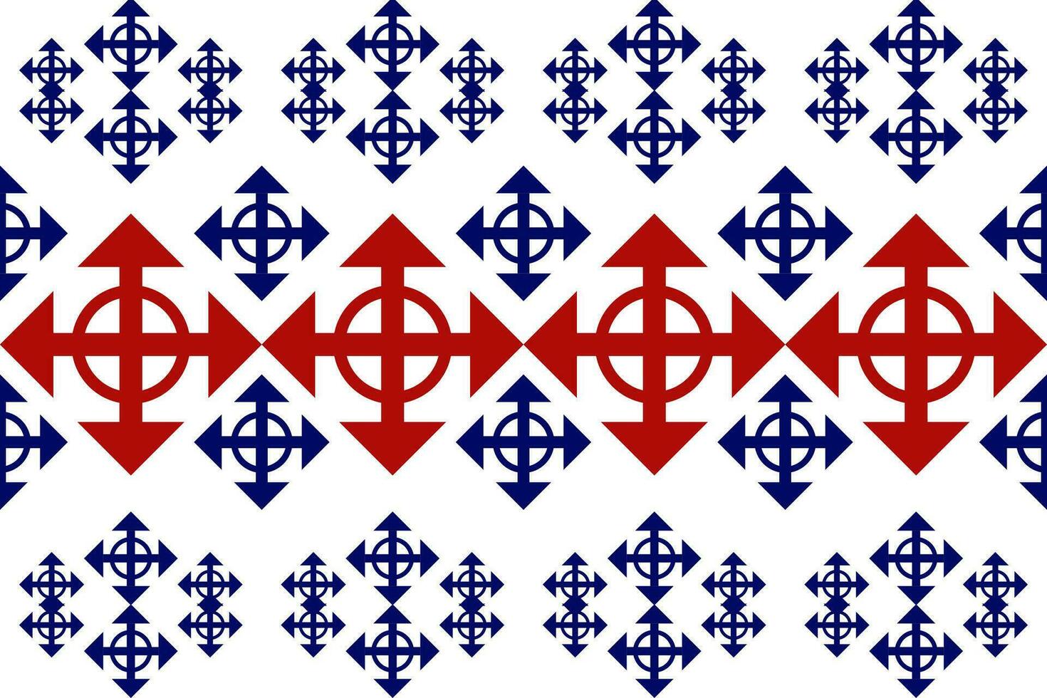Ethnic geometric seamless pattern. Design for fabric, clothes, decorative paper, wrapping, embroidery, illustration, vector, tribal patter vector