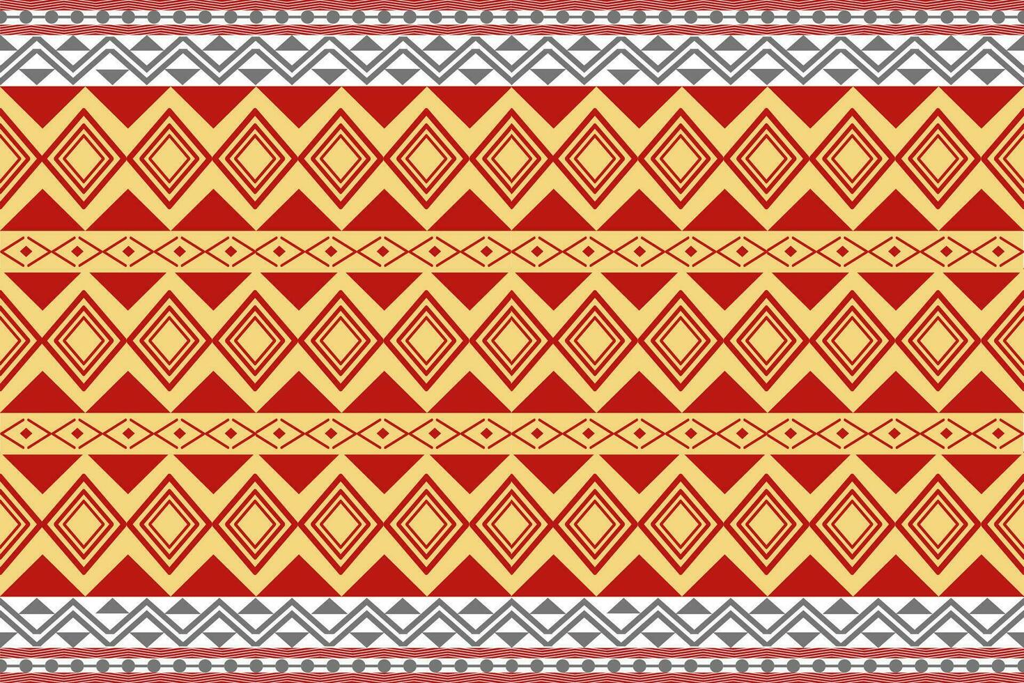 Ethnic geometric seamless pattern. Design for fabric, clothes, decorative paper, wrapping, embroidery, illustration, vector, tribal patter vector