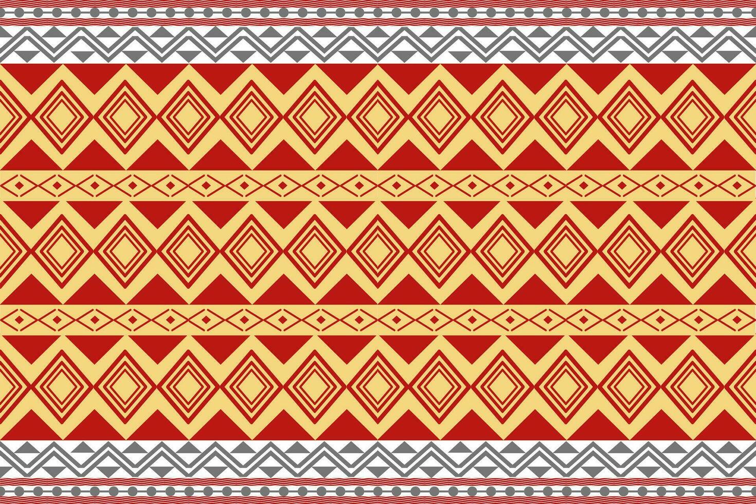 Ethnic geometric seamless pattern. Design for fabric, clothes, decorative paper, wrapping, embroidery, illustration, vector, tribal patter vector