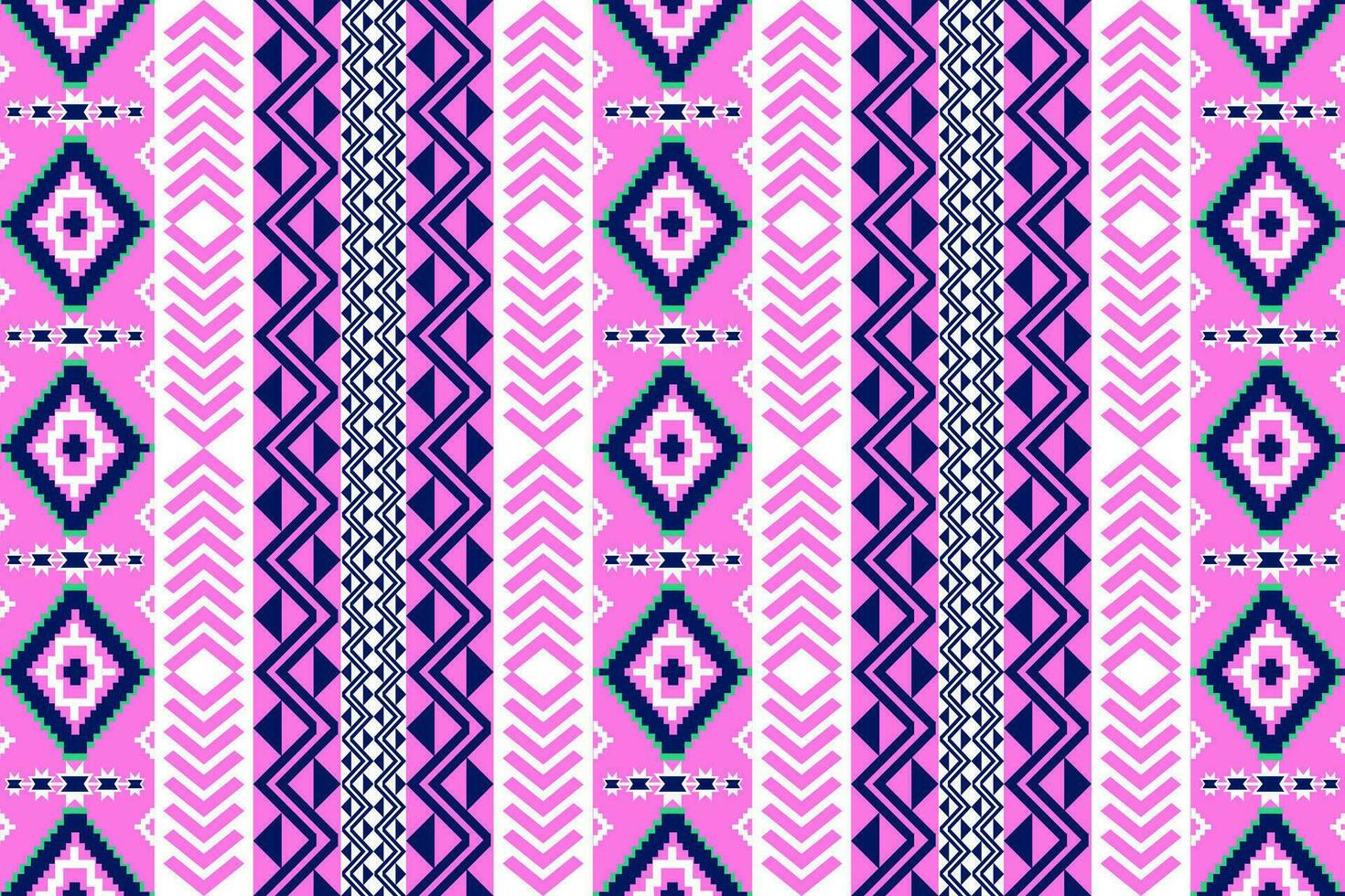 Ethnic geometric seamless pattern. Design for fabric, clothes, decorative paper, wrapping, embroidery, illustration, vector, tribal patter vector