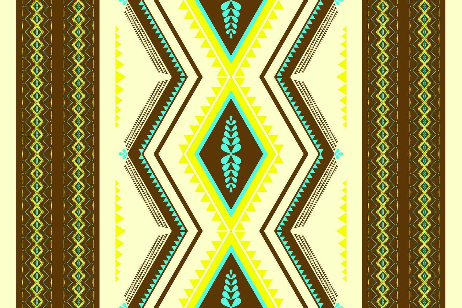 Ethnic geometric seamless pattern. Design for fabric, clothes, decorative paper, wrapping, embroidery, illustration, vector, tribal patter vector