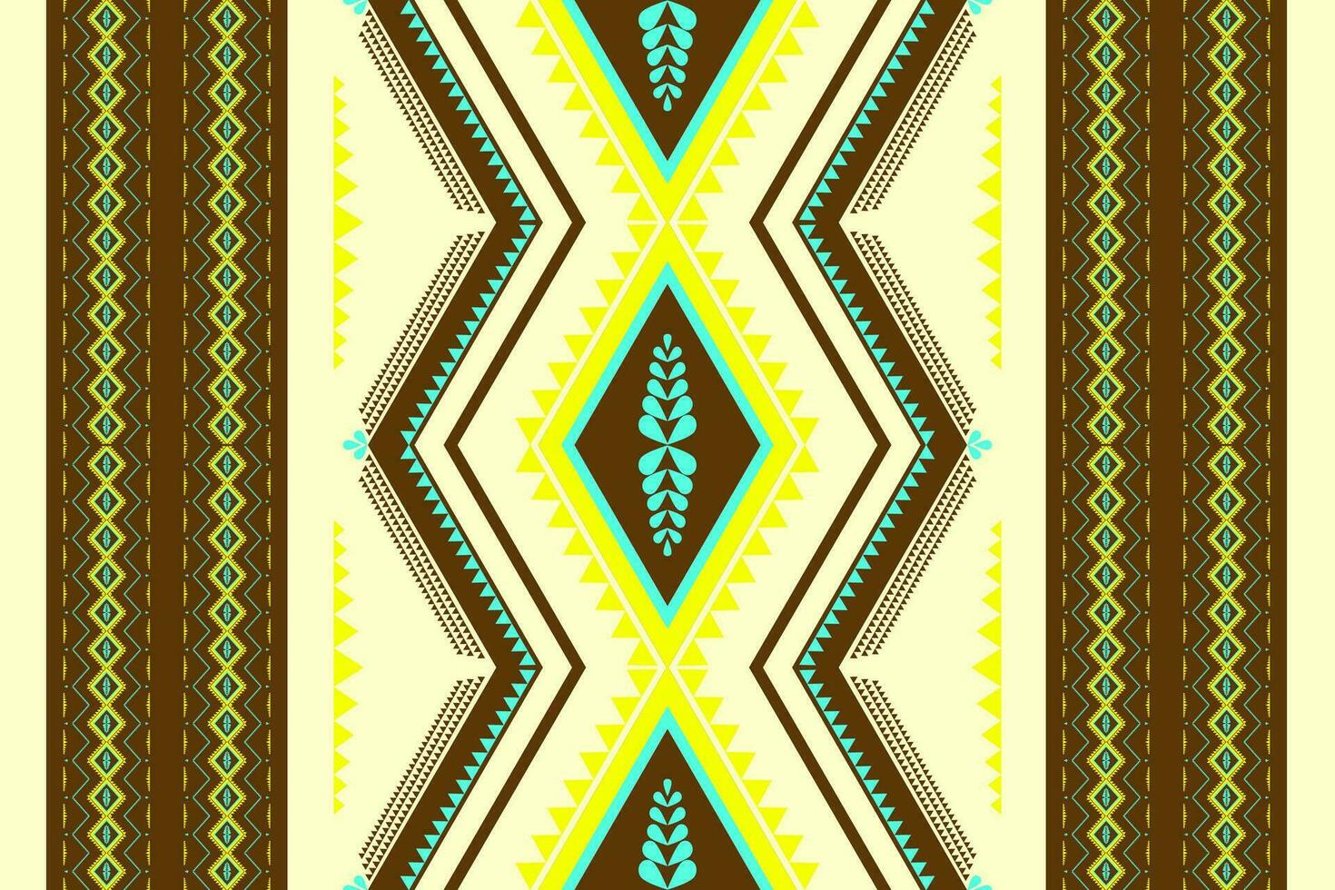 Ethnic geometric seamless pattern. Design for fabric, clothes, decorative paper, wrapping, embroidery, illustration, vector, tribal patter vector