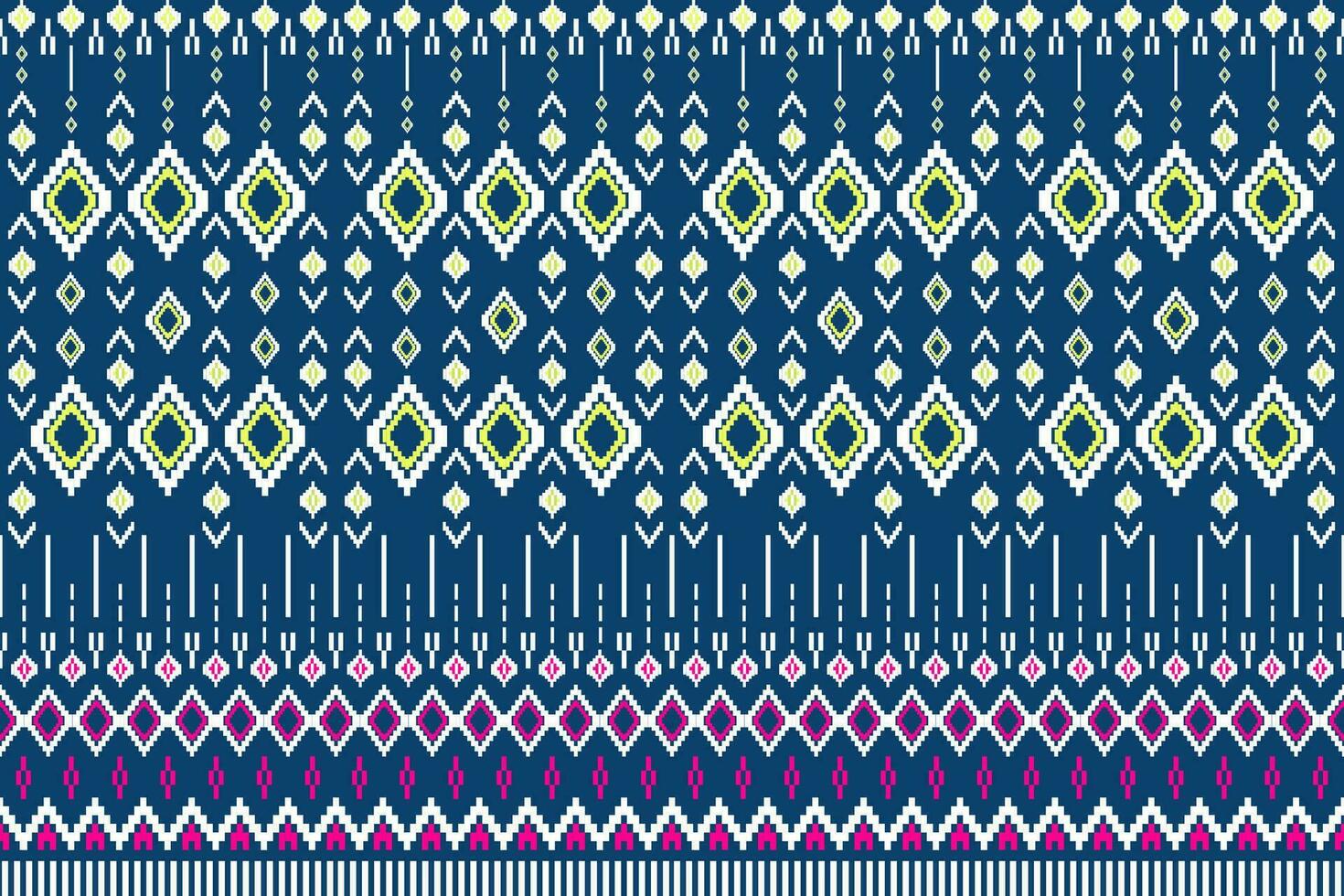 Ethnic geometric seamless pattern. Design for fabric, clothes, decorative paper, wrapping, embroidery, illustration, vector, tribal patter vector