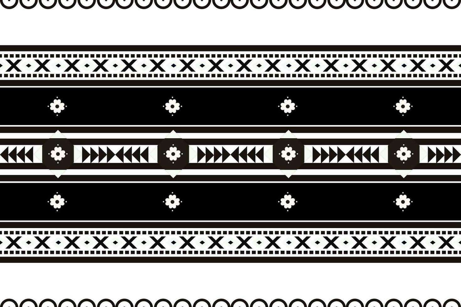 Ethnic geometric seamless pattern. Design for fabric, clothes, decorative paper, wrapping, embroidery, illustration, vector, tribal patter vector