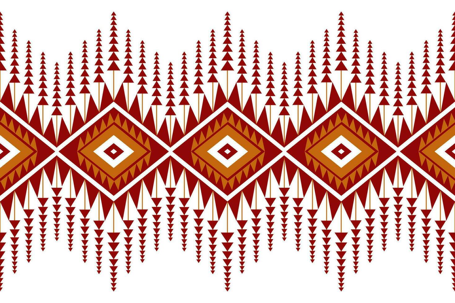 Ethnic geometric seamless pattern. Design for fabric, clothes, decorative paper, wrapping, embroidery, illustration, vector, tribal patter vector