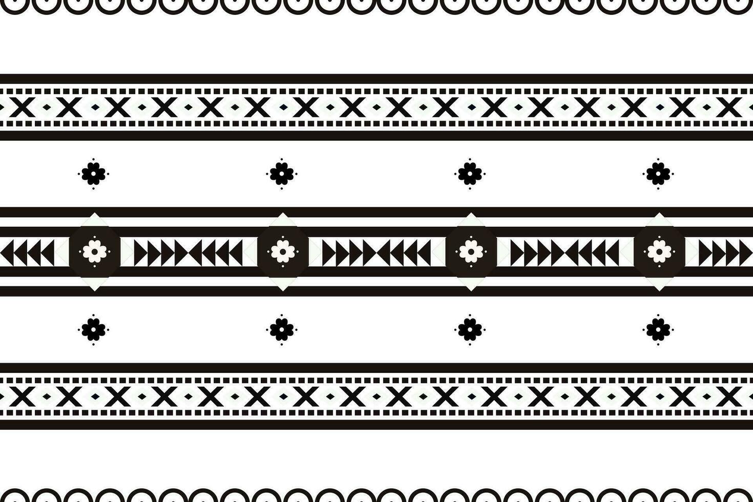 Ethnic geometric seamless pattern. Design for fabric, clothes, decorative paper, wrapping, embroidery, illustration, vector, tribal patter vector