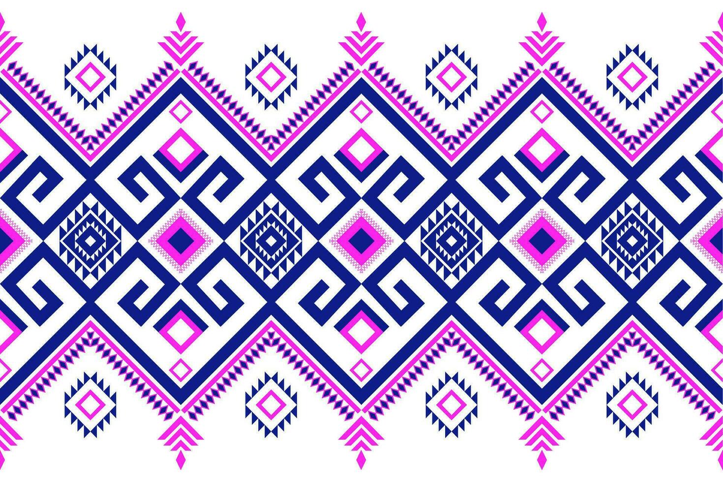 Ethnic geometric seamless pattern. Design for fabric, clothes, decorative paper, wrapping, embroidery, illustration, vector, tribal patter vector