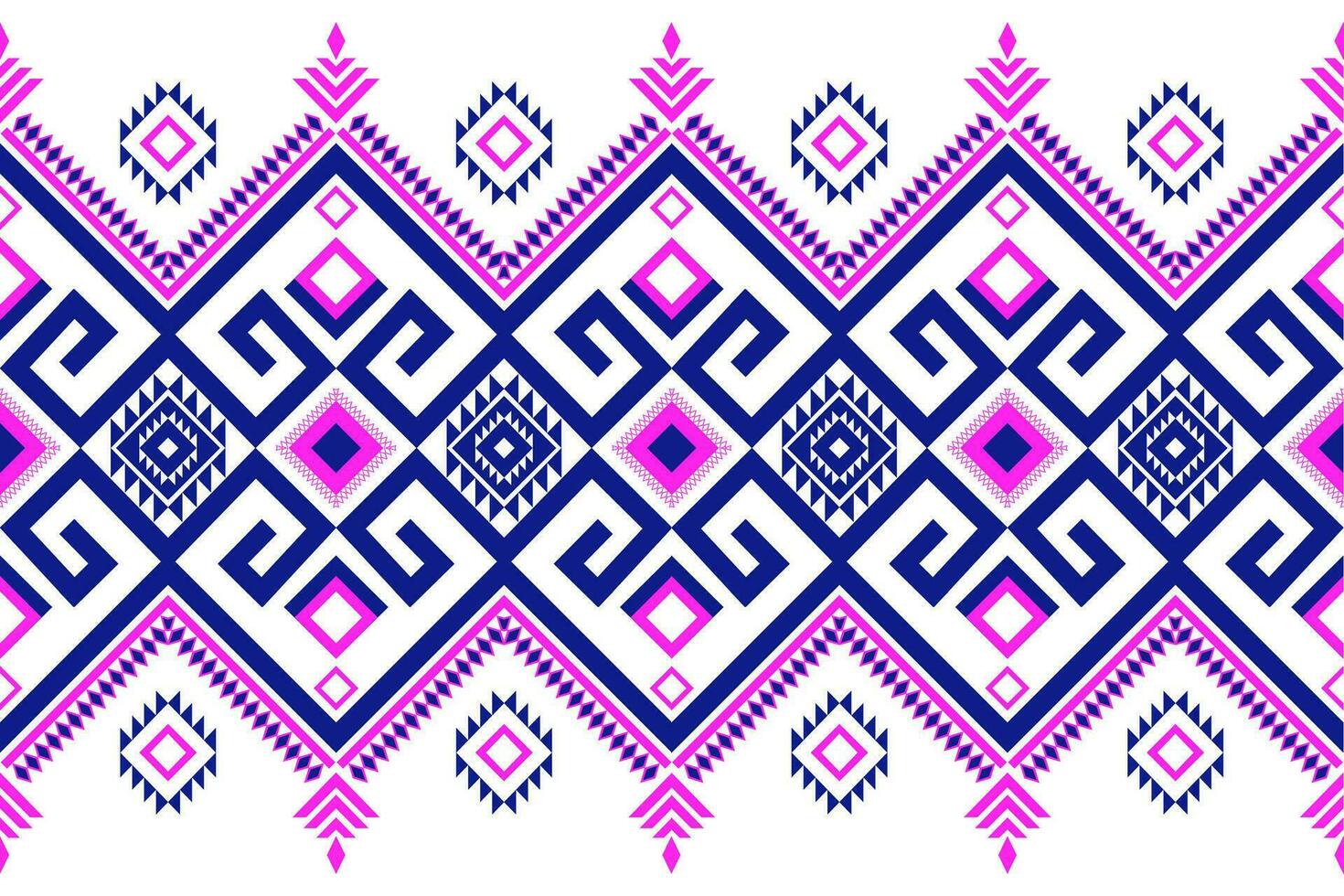 Ethnic geometric seamless pattern. Design for fabric, clothes, decorative paper, wrapping, embroidery, illustration, vector, tribal patter vector