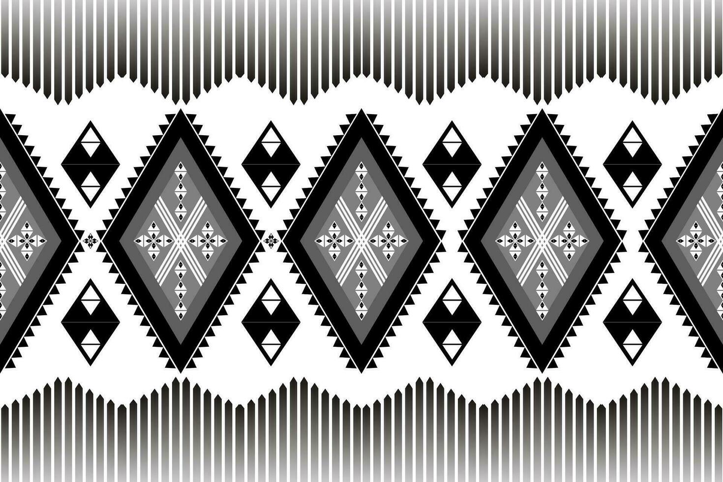 Ethnic geometric seamless pattern. Design for fabric, clothes, decorative paper, wrapping, embroidery, illustration, vector, tribal patter vector