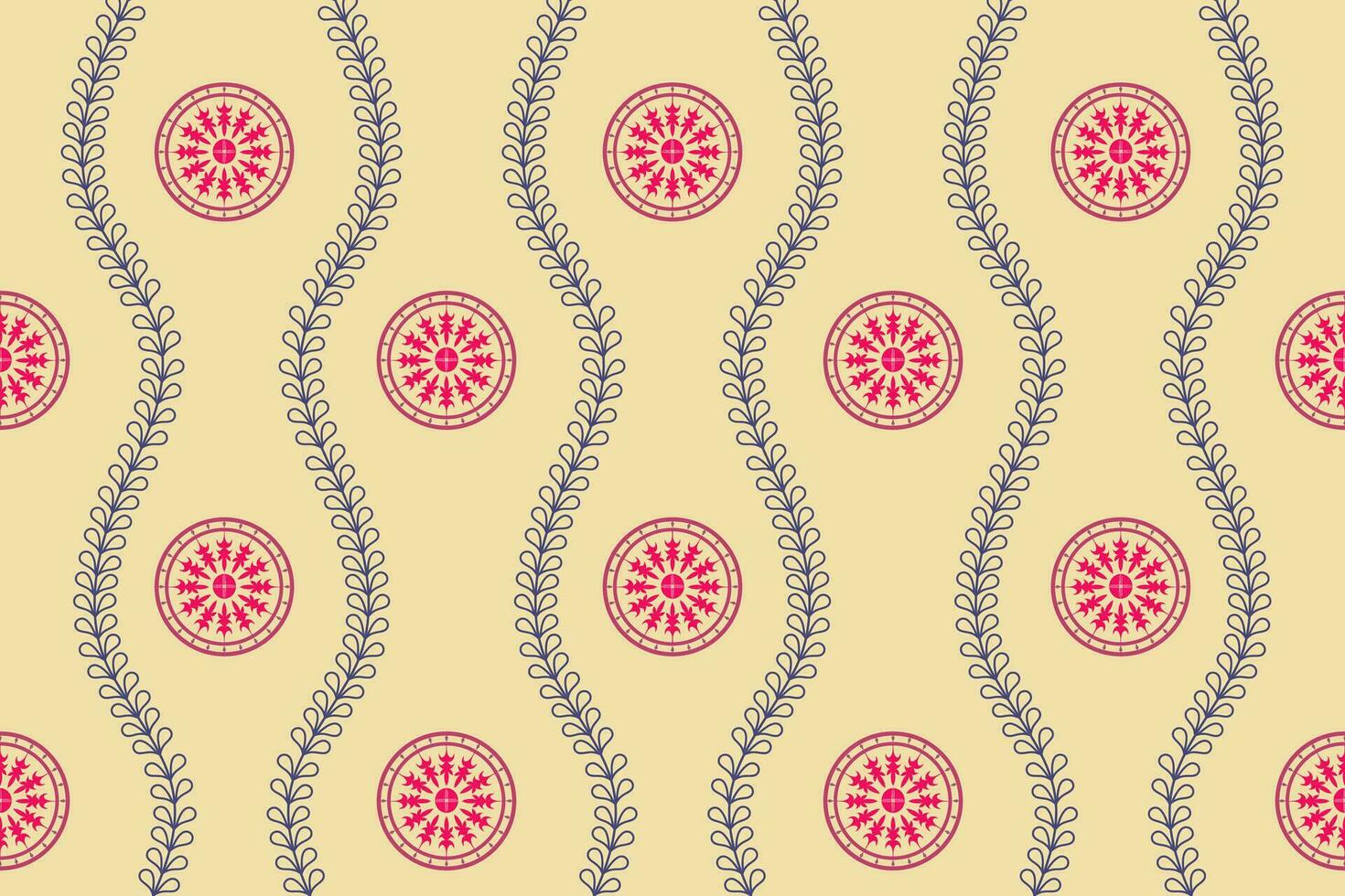geometric ethnic pattern Can be used in fabric design for background, wallpaper, carpet, textile, clothing, wrapping, decorative paper, embroidery illustration vector. vector