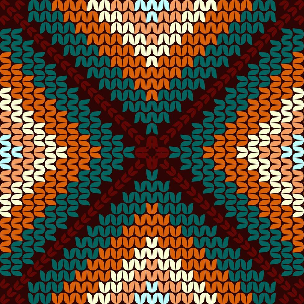 geometric ethnic pattern Can be used in fabric design for background, wallpaper, carpet, textile, clothing, wrapping, decorative paper, embroidery illustration vector. vector