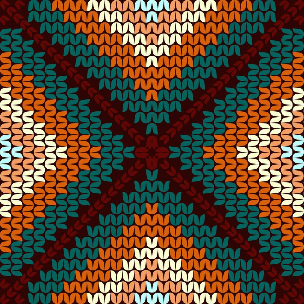 geometric ethnic pattern Can be used in fabric design for background, wallpaper, carpet, textile, clothing, wrapping, decorative paper, embroidery illustration vector. vector