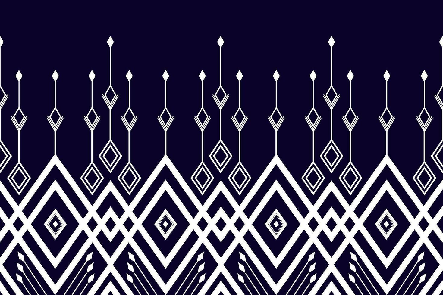 geometric ethnic pattern Can be used in fabric design for background, wallpaper, carpet, textile, clothing, wrapping, decorative paper, embroidery illustration vector. vector