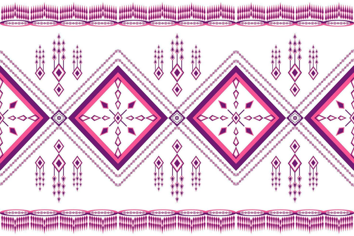 geometric ethnic pattern Can be used in fabric design for background, wallpaper, carpet, textile, clothing, wrapping, decorative paper, embroidery illustration vector. vector