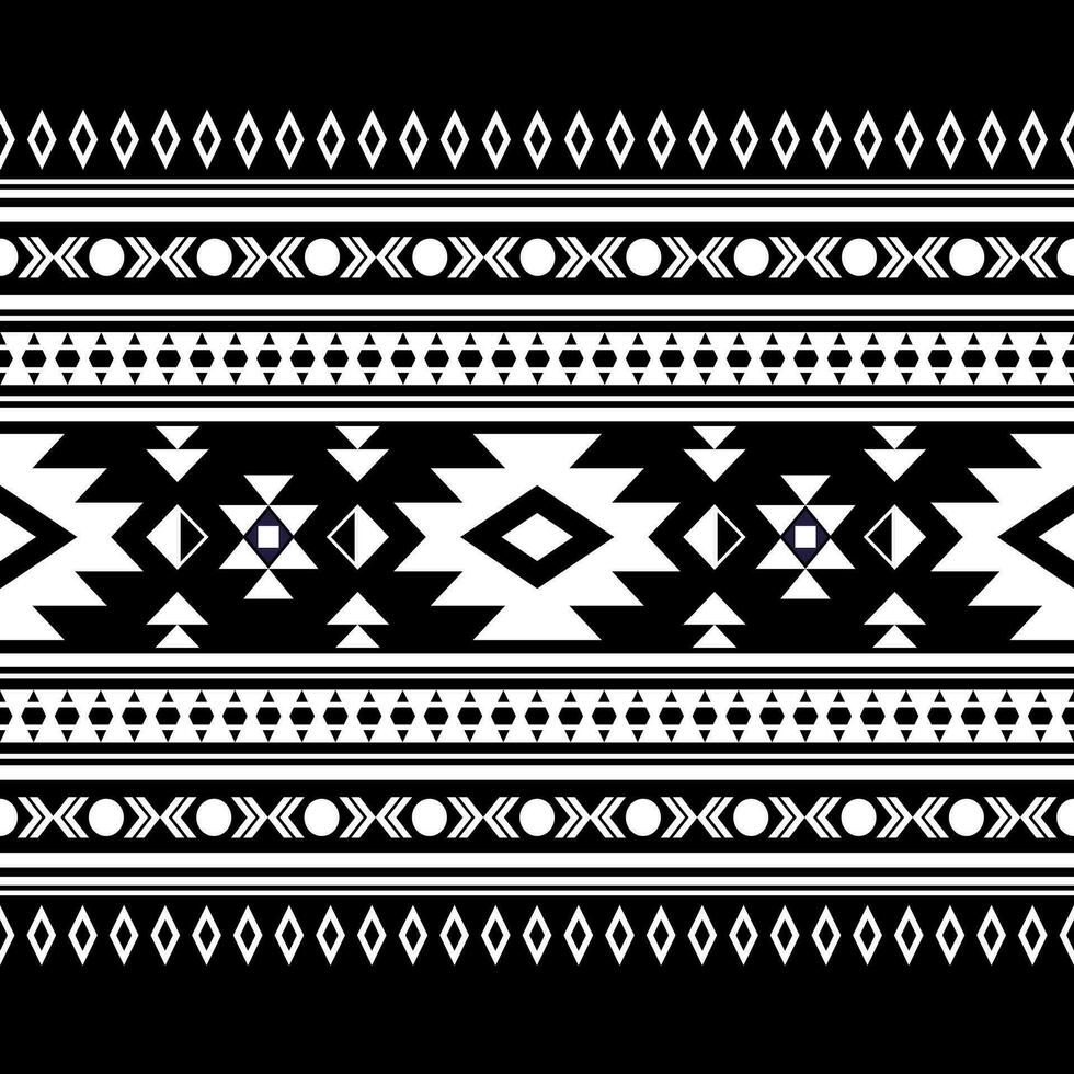 geometric ethnic pattern Can be used in fabric design for background, wallpaper, carpet, textile, clothing, wrapping, decorative paper, embroidery illustration vector. vector