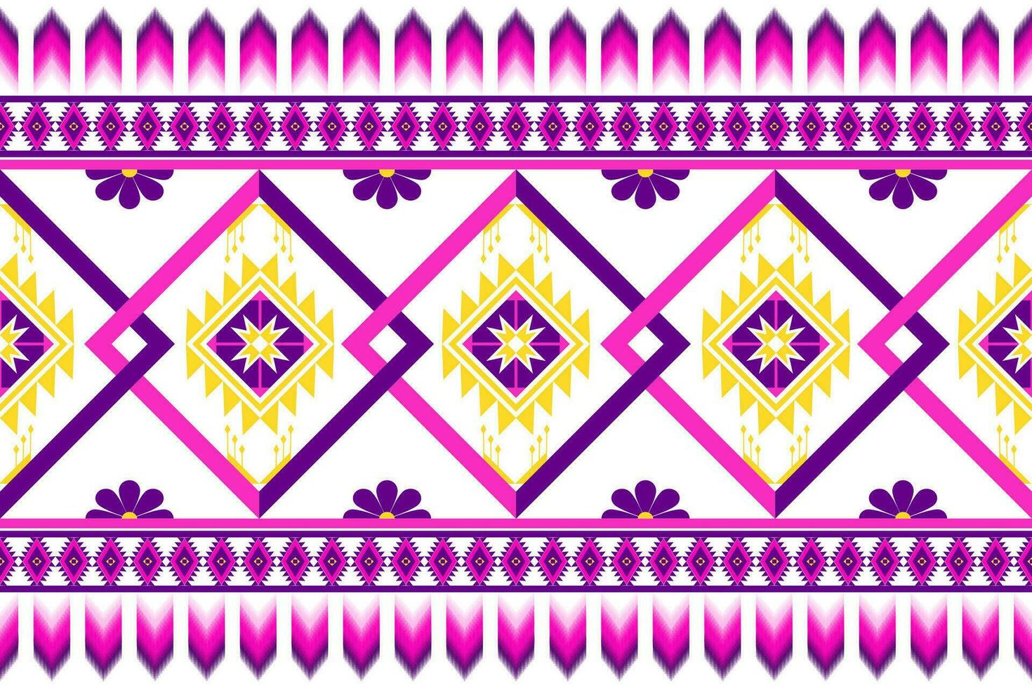 geometric ethnic pattern Can be used in fabric design for background, wallpaper, carpet, textile, clothing, wrapping, decorative paper, embroidery illustration vector. vector