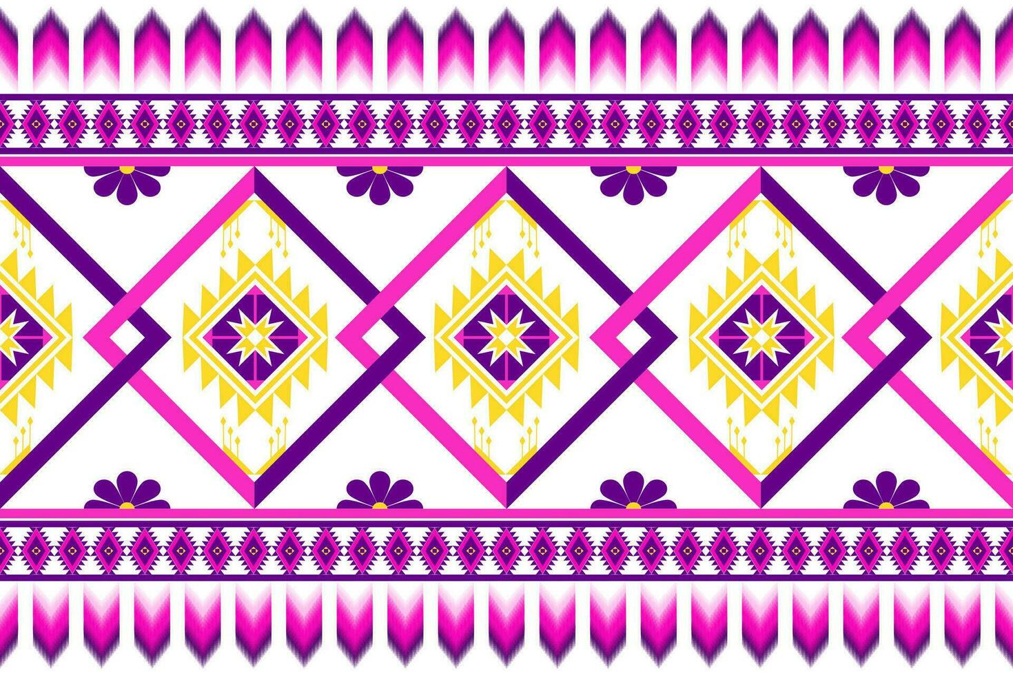 geometric ethnic pattern Can be used in fabric design for background, wallpaper, carpet, textile, clothing, wrapping, decorative paper, embroidery illustration vector. vector