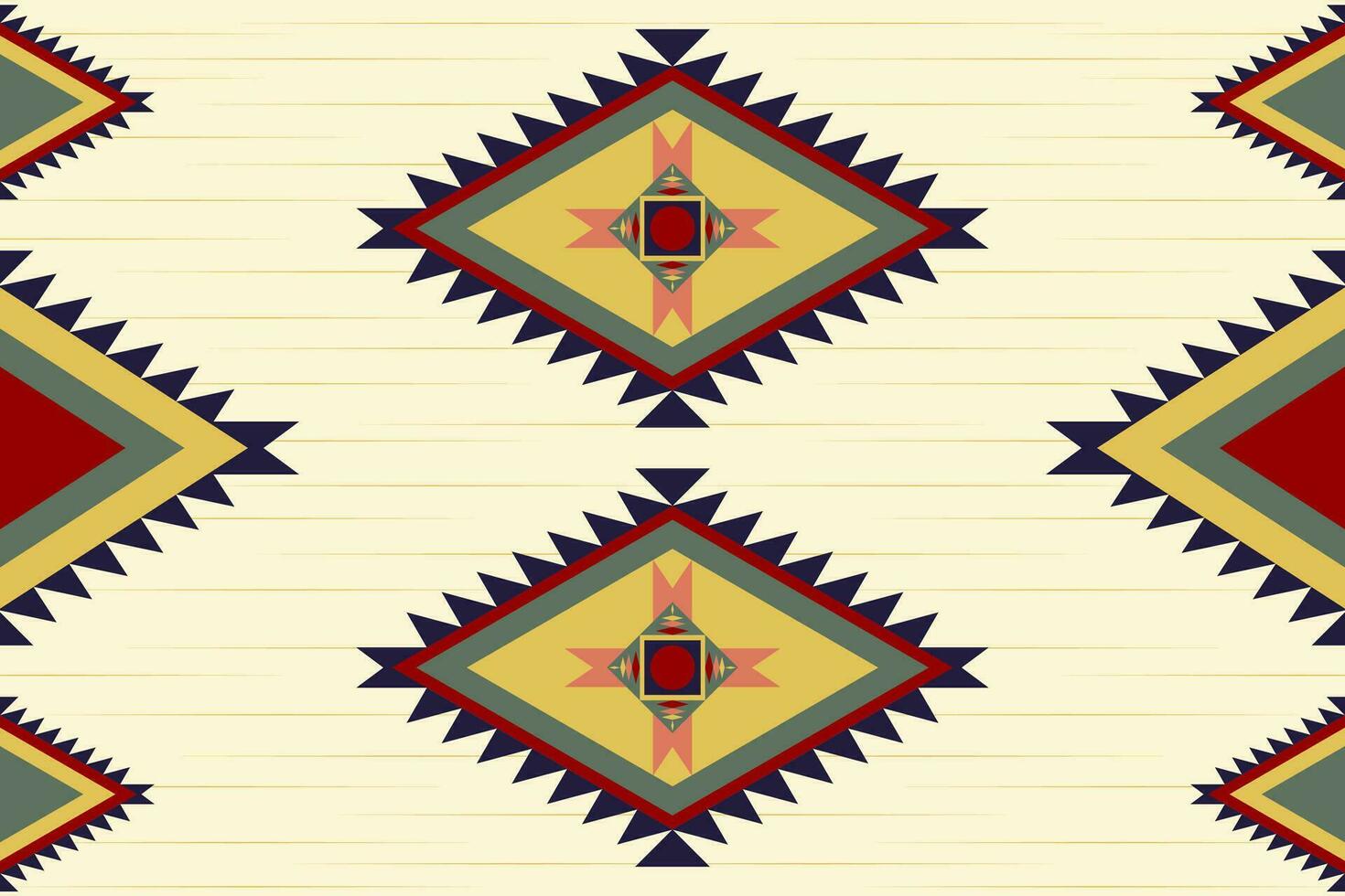 geometric ethnic pattern Can be used in fabric design for background, wallpaper, carpet, textile, clothing, wrapping, decorative paper, embroidery illustration vector. vector