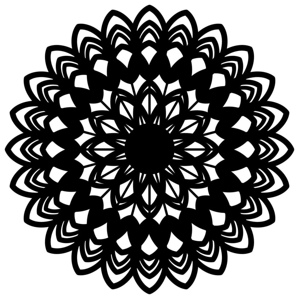 mandala con vistoso, mándala, vector mándala, floral mándala, flor mándala, diseño para colorante libro página, bordado, ilustración, vector