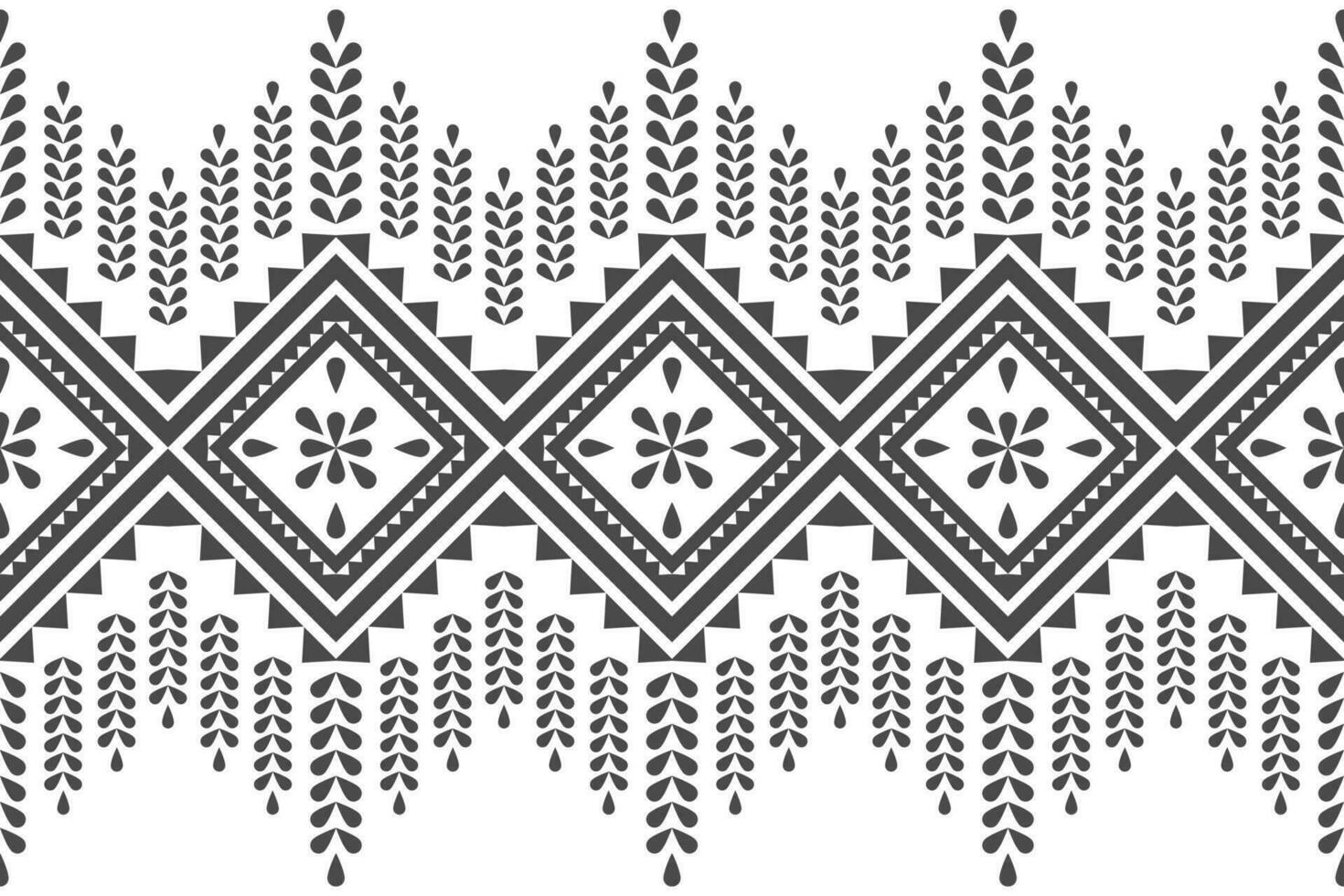 geometric ethnic pattern Can be used in fabric design for background, wallpaper, carpet, textile, clothing, wrapping, decorative paper, embroidery illustration vector. vector