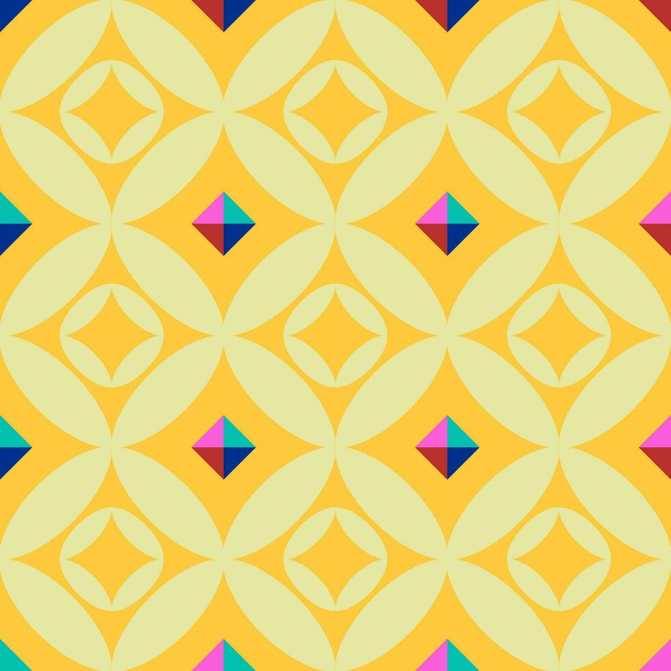 geometric ethnic pattern Can be used in fabric design for background, wallpaper, carpet, textile, clothing, wrapping, decorative paper, embroidery illustration vector. vector