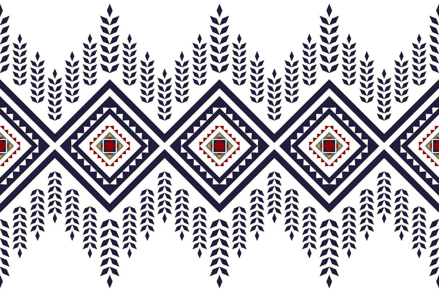 geometric ethnic pattern Can be used in fabric design for background, wallpaper, carpet, textile, clothing, wrapping, decorative paper, embroidery illustration vector. vector