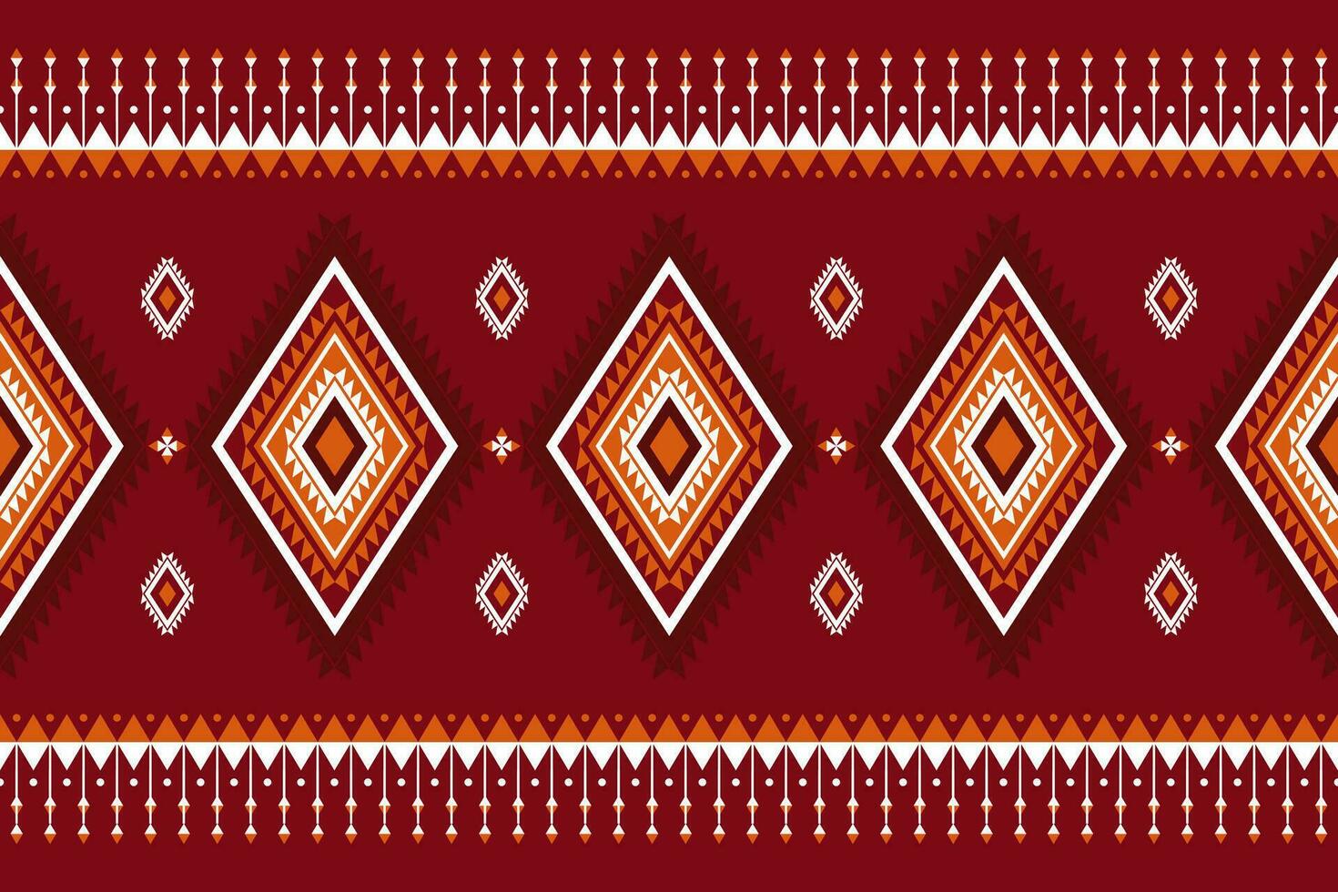 geometric ethnic pattern Can be used in fabric design for background, wallpaper, carpet, textile, clothing, wrapping, decorative paper, embroidery illustration vector. vector