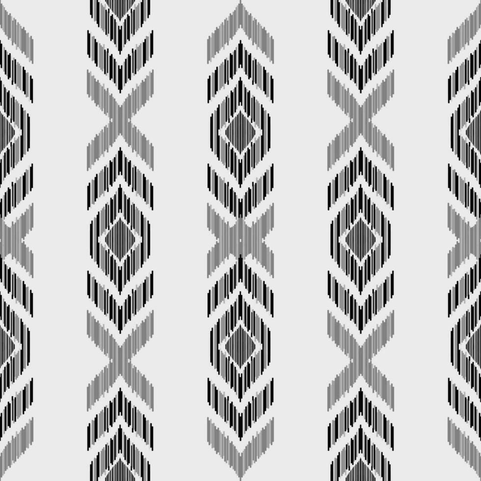 Uzbek ikat pattern and fabric in Uzbekistan. Abstract background for wallpaper, textures, textile, wrapping paper. vector