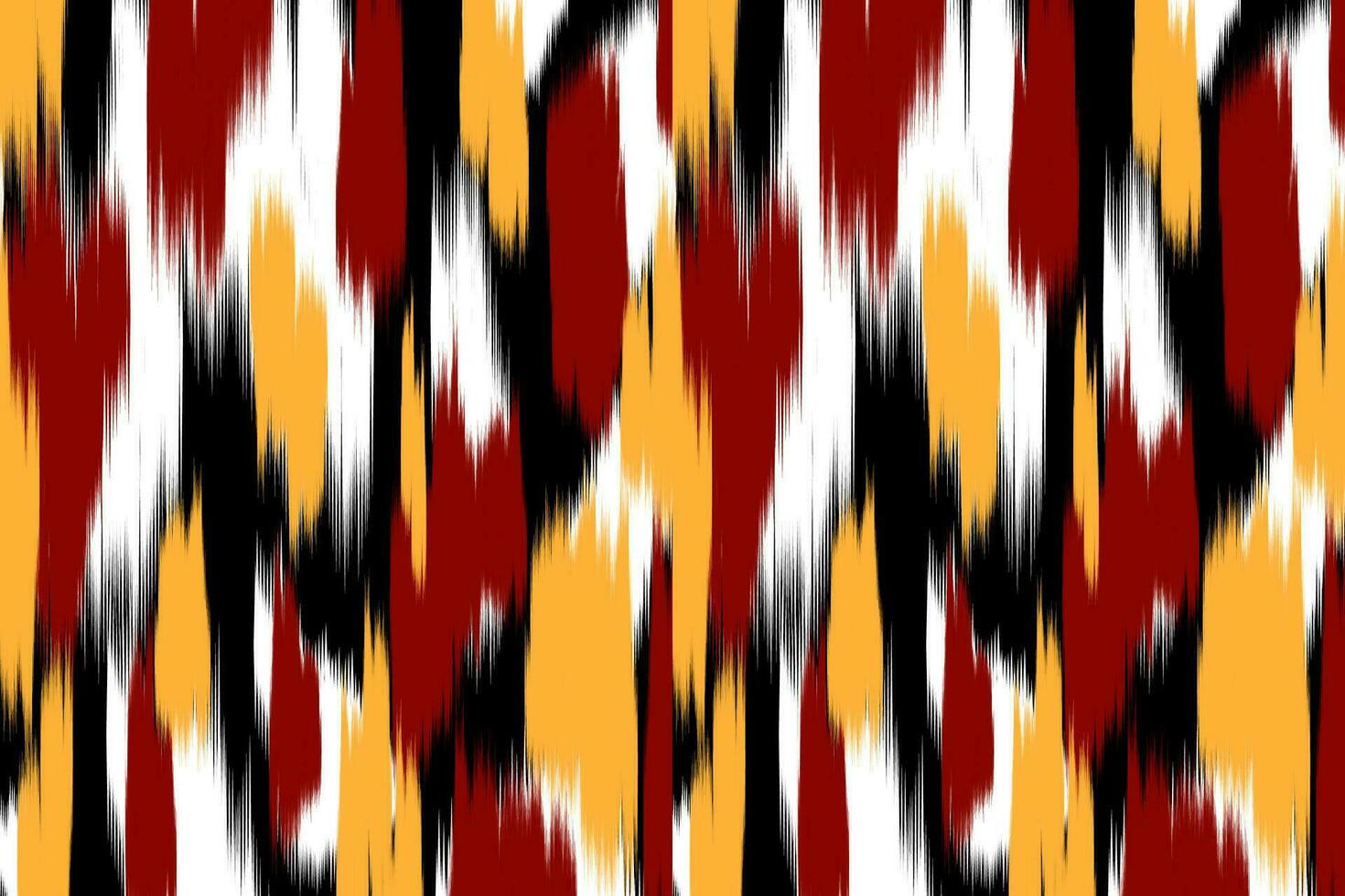 Uzbek ikat pattern and fabric in Uzbekistan. Abstract background for wallpaper, textures, textile, wrapping paper. vector