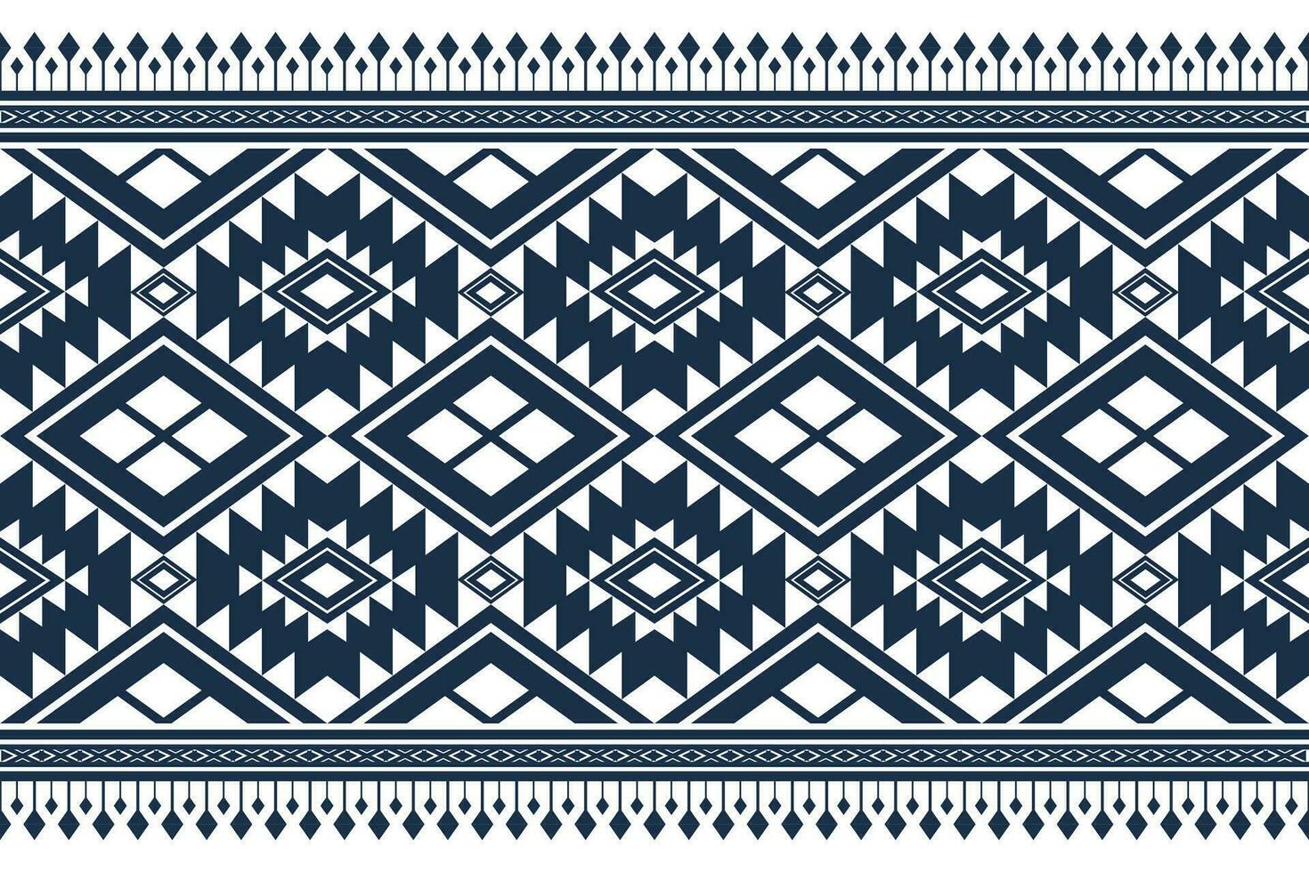 geometric ethnic pattern Can be used in fabric design for background, wallpaper, carpet, textile, clothing, wrapping, decorative paper, embroidery illustration vector. vector