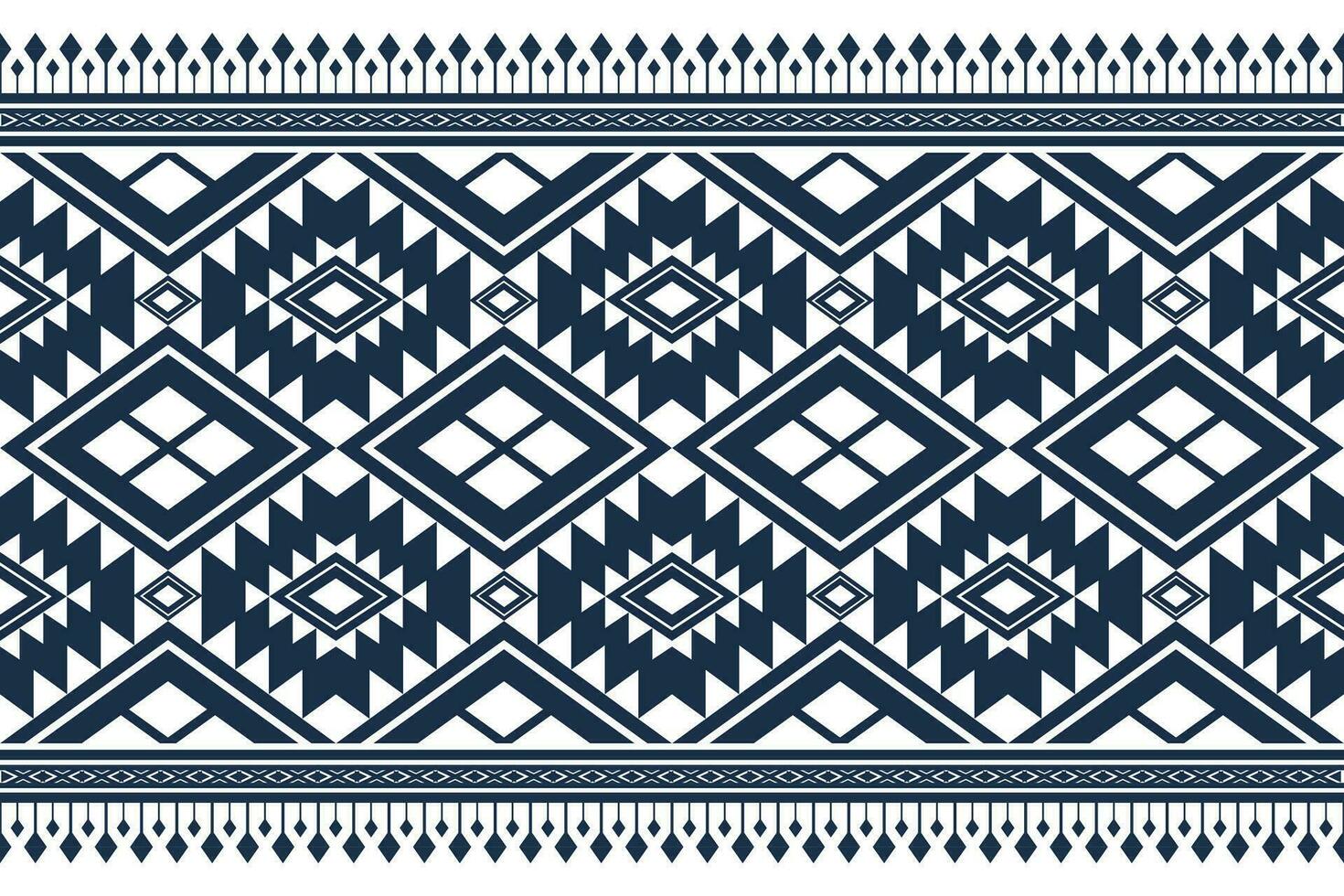 geometric ethnic pattern Can be used in fabric design for background, wallpaper, carpet, textile, clothing, wrapping, decorative paper, embroidery illustration vector. vector