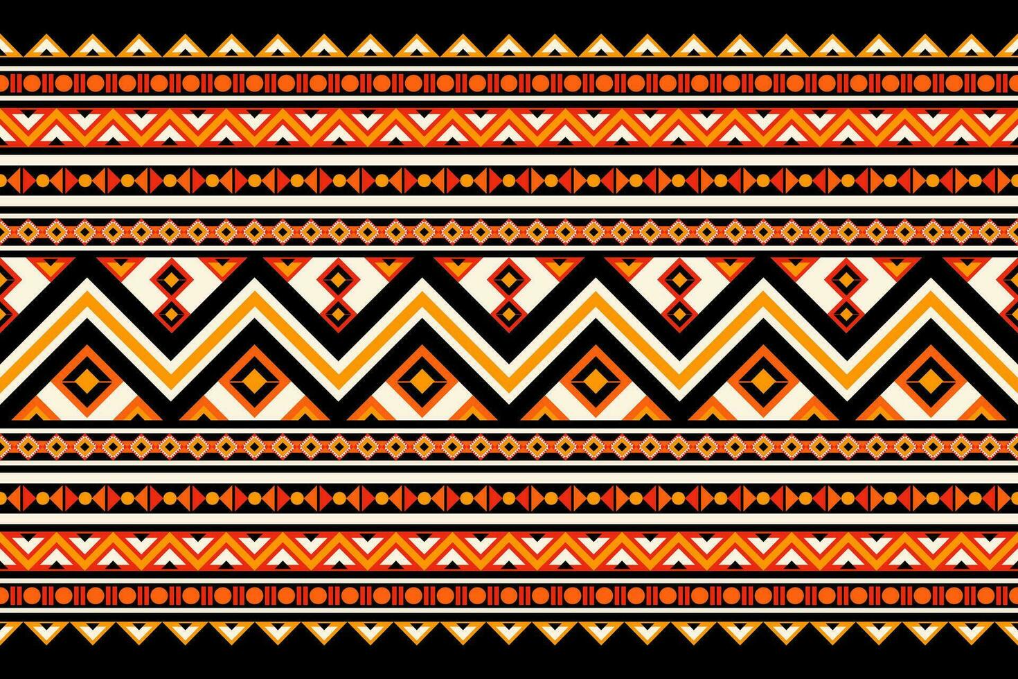 geometric ethnic pattern Can be used in fabric design for background, wallpaper, carpet, textile, clothing, wrapping, decorative paper, embroidery illustration vector. vector