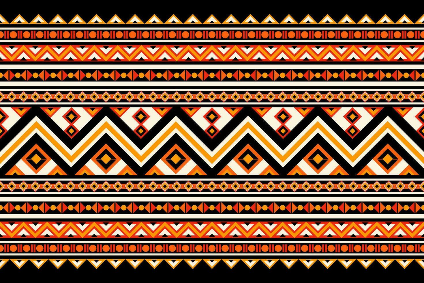 geometric ethnic pattern Can be used in fabric design for background, wallpaper, carpet, textile, clothing, wrapping, decorative paper, embroidery illustration vector. vector