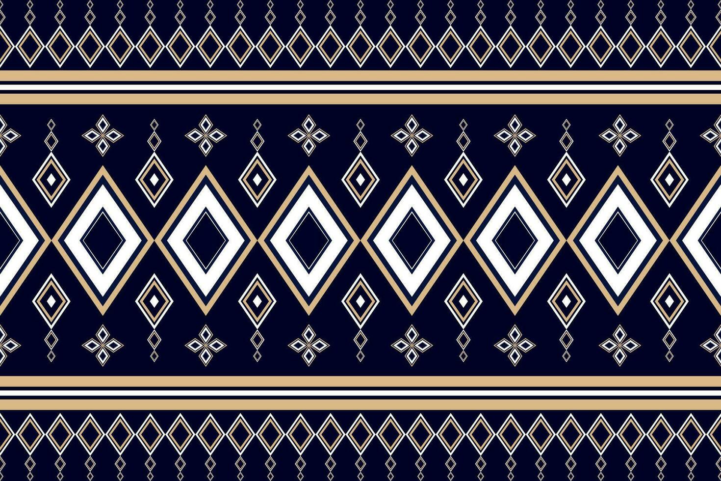 geometric ethnic pattern Can be used in fabric design for background, wallpaper, carpet, textile, clothing, wrapping, decorative paper, embroidery illustration vector. vector