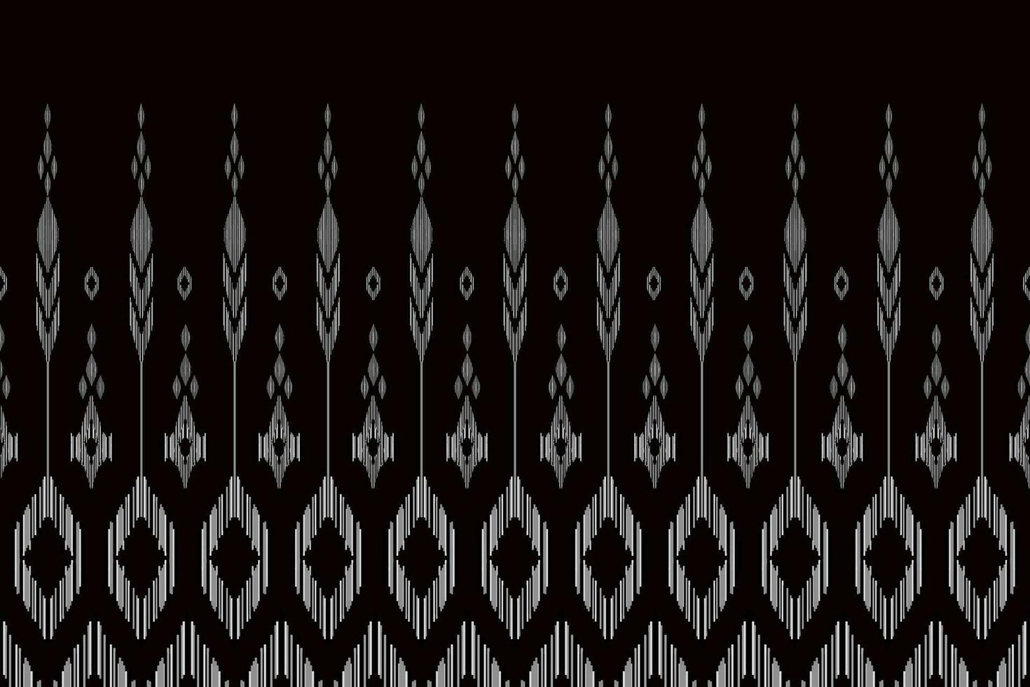Seamless abstract ikat pattern abstract background for textile design. Can be used in fabric design for clothes, accessories, decorative paper, wrapping, Vector, illustration, carpet vector