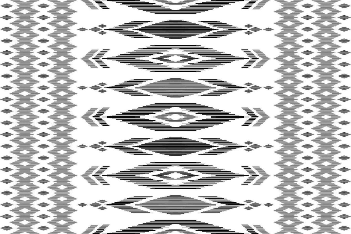 Seamless abstract ikat pattern abstract background for textile design. Can be used in fabric design for clothes, accessories, decorative paper, wrapping, Vector, illustration, carpet vector