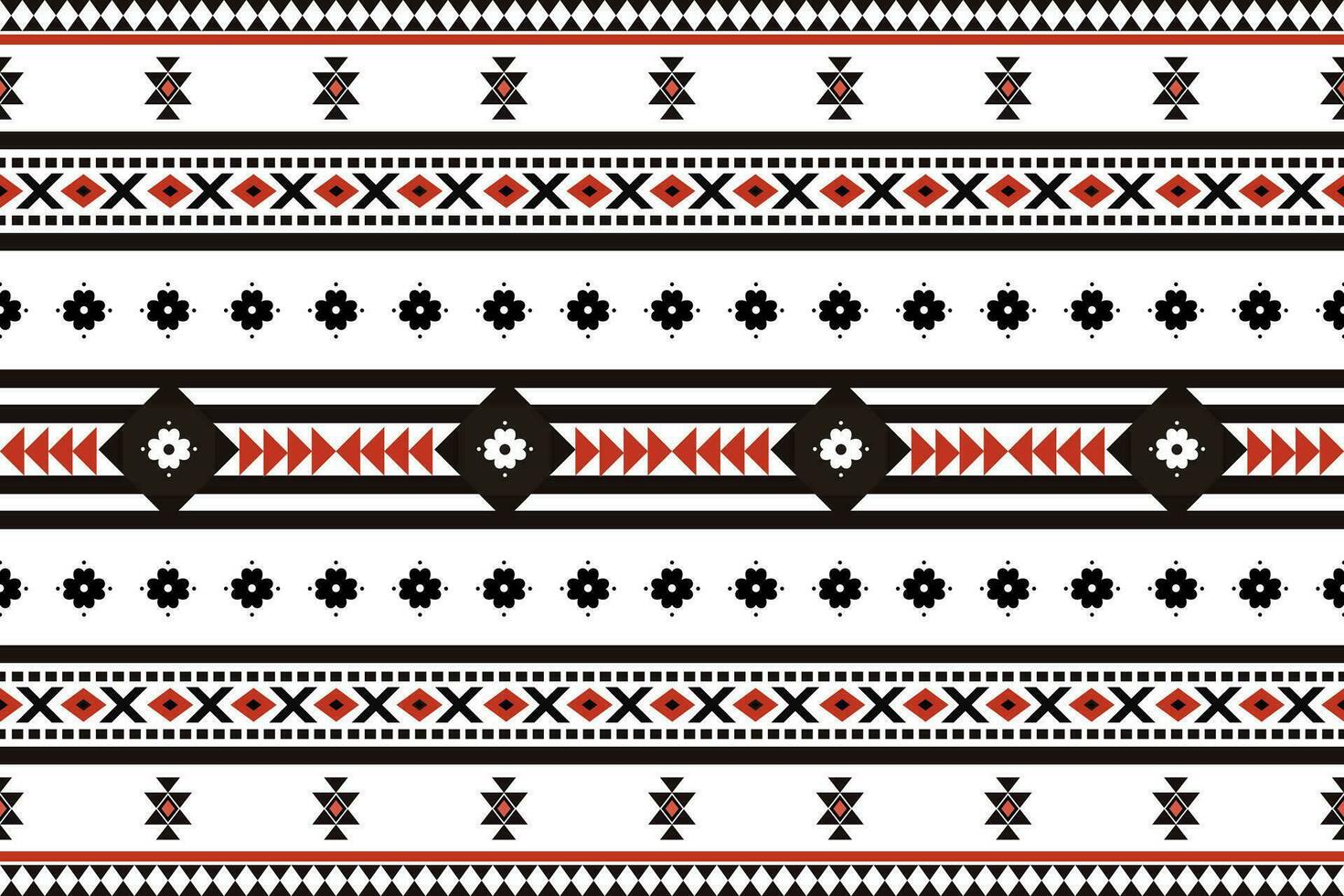 geometric ethnic pattern Can be used in fabric design for background, wallpaper, carpet, textile, clothing, wrapping, decorative paper, embroidery illustration vector. vector