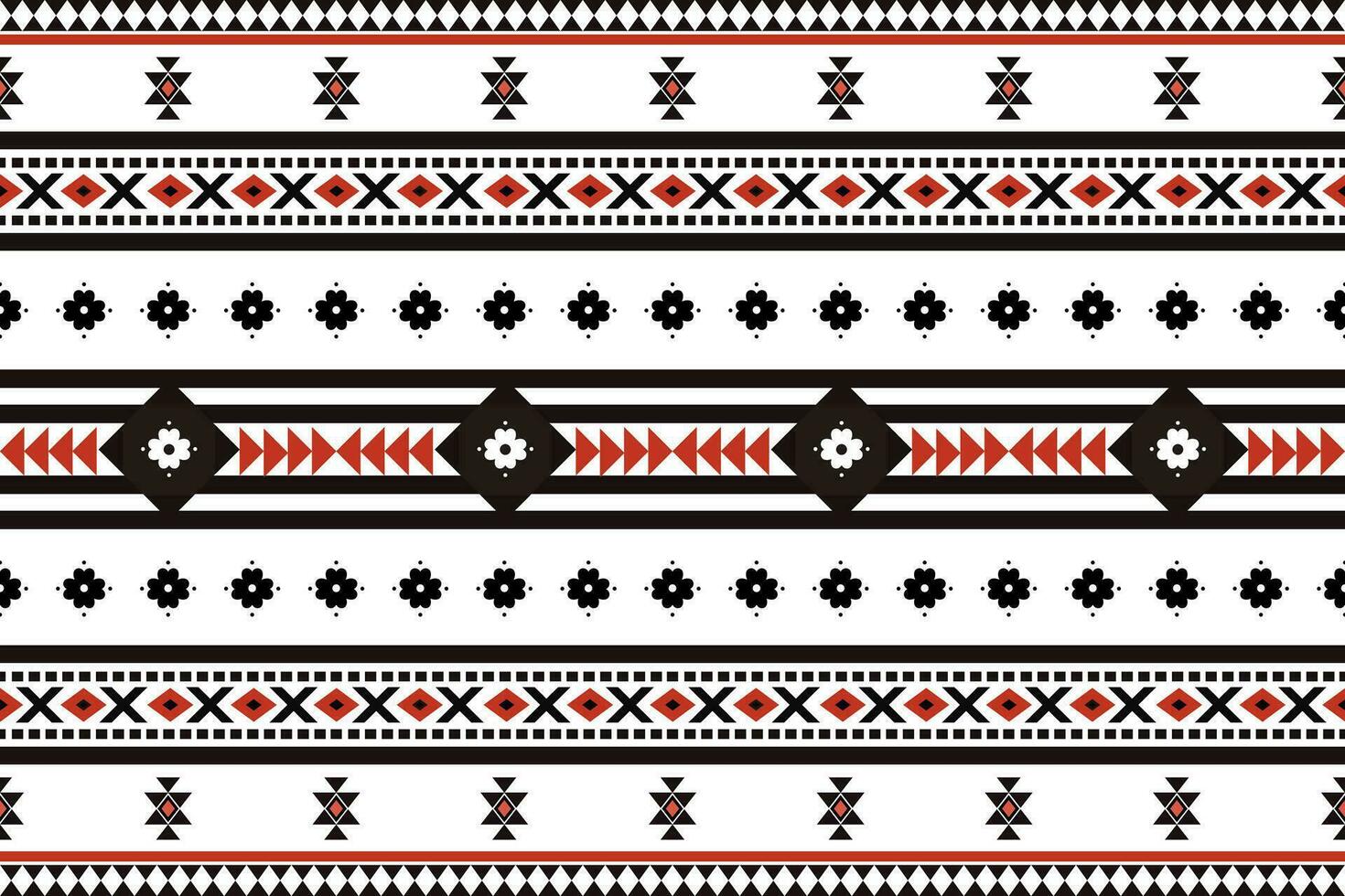 geometric ethnic pattern Can be used in fabric design for background, wallpaper, carpet, textile, clothing, wrapping, decorative paper, embroidery illustration vector. vector