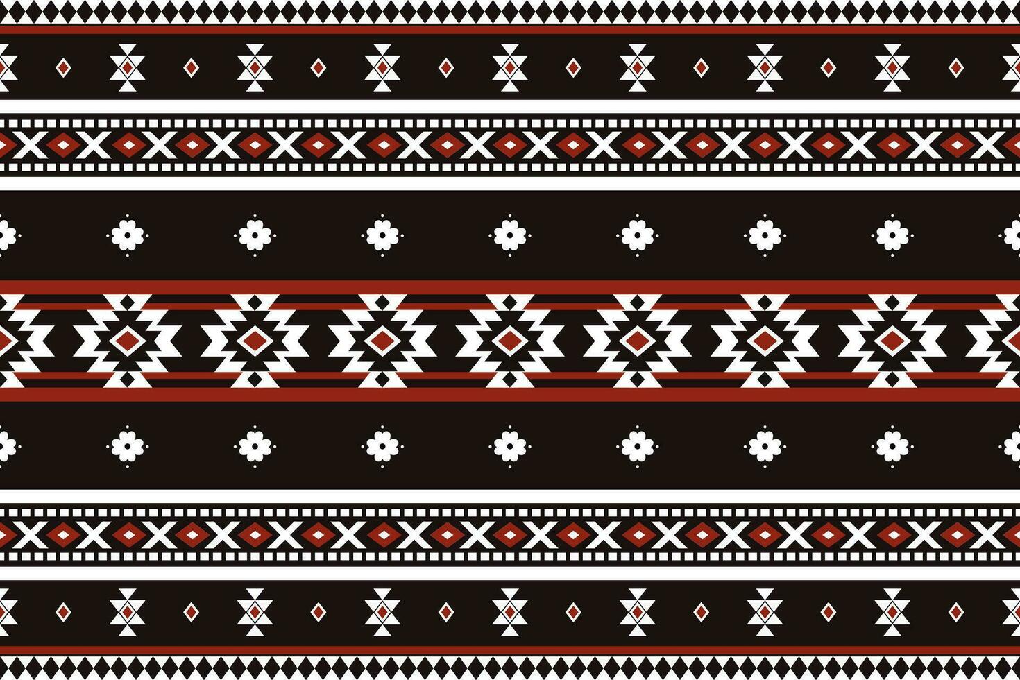 geometric ethnic pattern Can be used in fabric design for background, wallpaper, carpet, textile, clothing, wrapping, decorative paper, embroidery illustration vector. vector