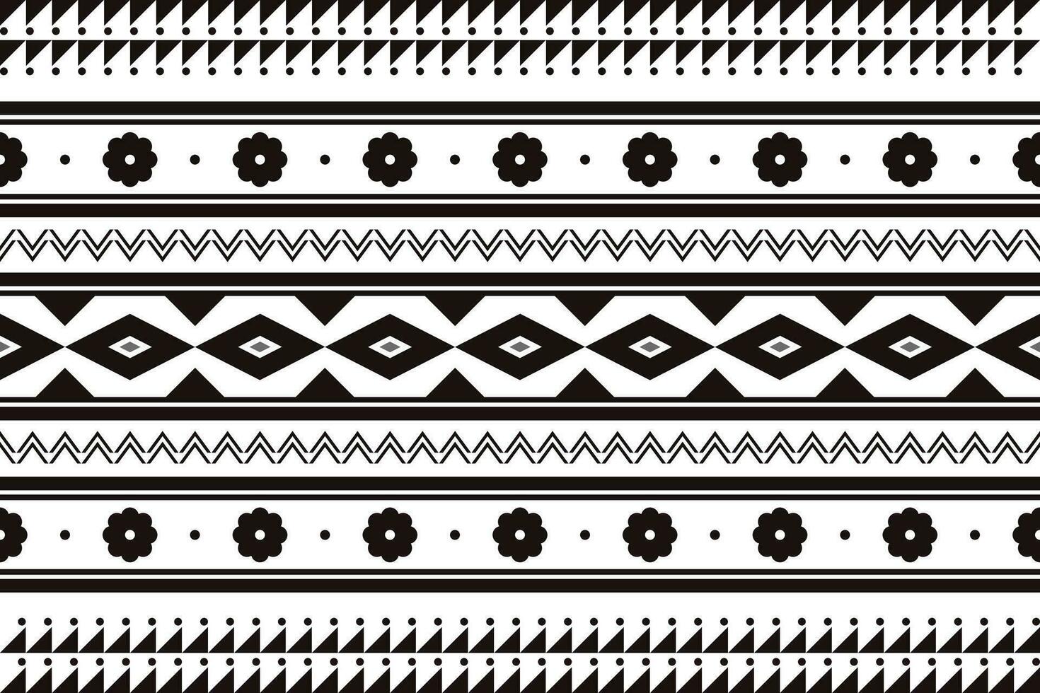 geometric ethnic pattern Can be used in fabric design for background, wallpaper, carpet, textile, clothing, wrapping, decorative paper, embroidery illustration vector. vector