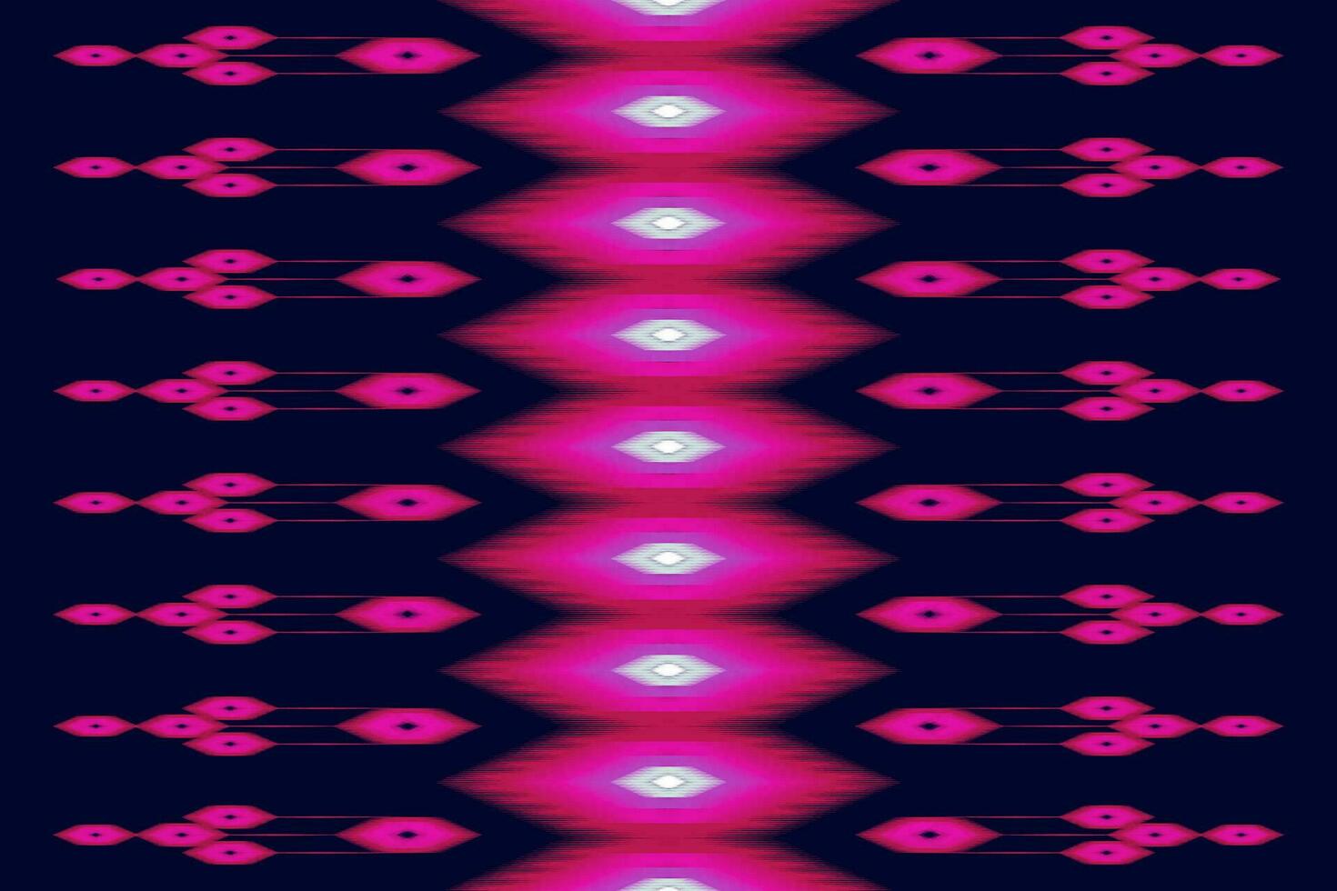 Uzbek ikat pattern and fabric in Uzbekistan. Abstract background for wallpaper, textures, textile, wrapping paper. vector