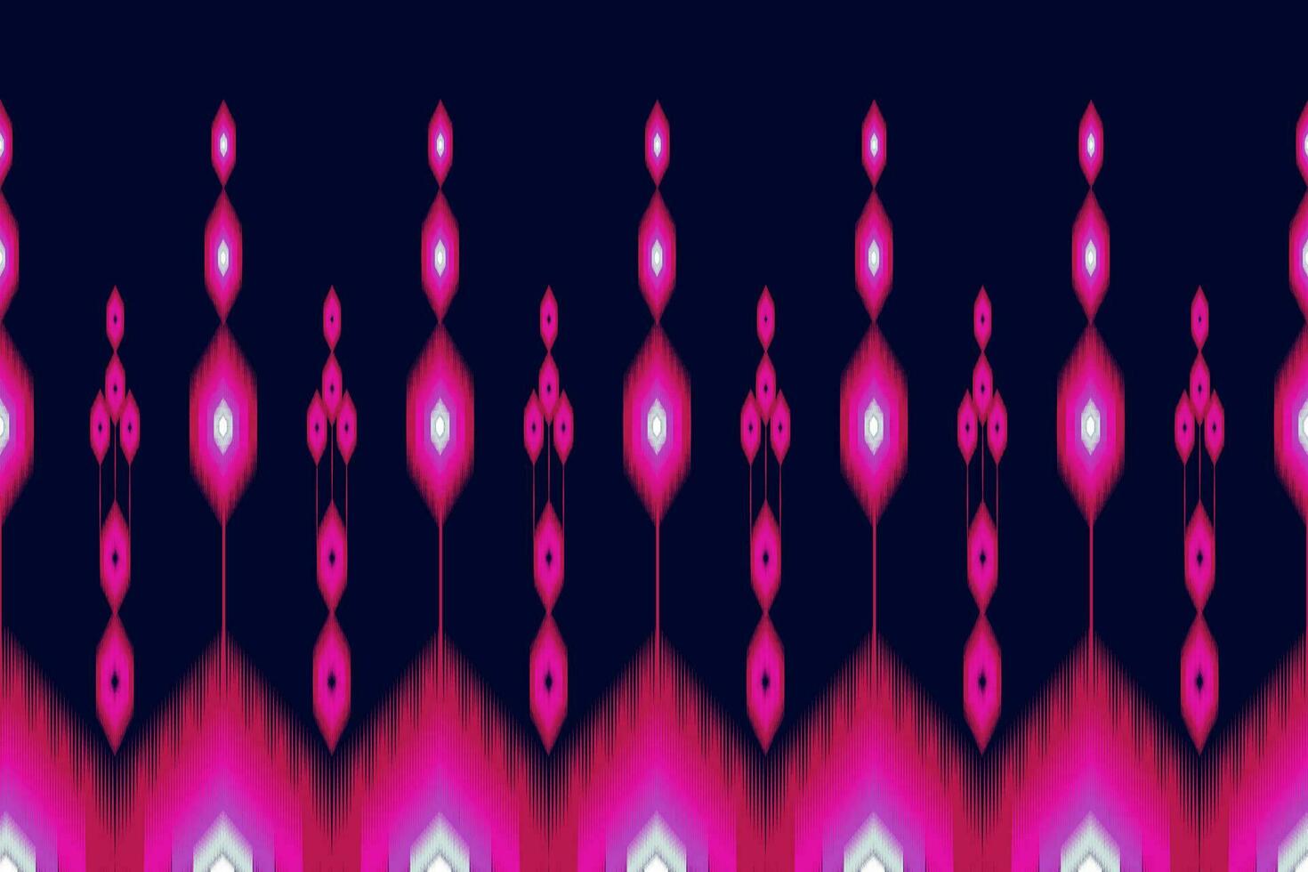 Uzbek ikat pattern and fabric in Uzbekistan. Abstract background for wallpaper, textures, textile, wrapping paper. vector