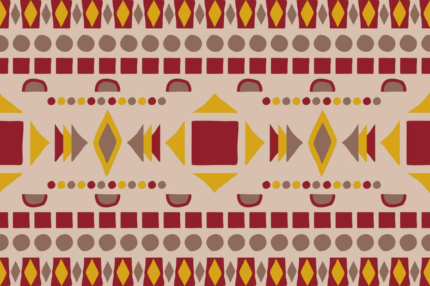 geometric ethnic pattern Can be used in fabric design for background, wallpaper, carpet, textile, clothing, wrapping, decorative paper, embroidery illustration vector. vector